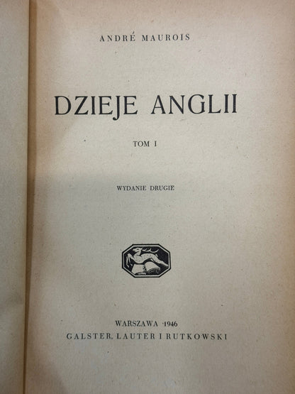 Dzieje Anglii T. I-II André Maurois [1946]