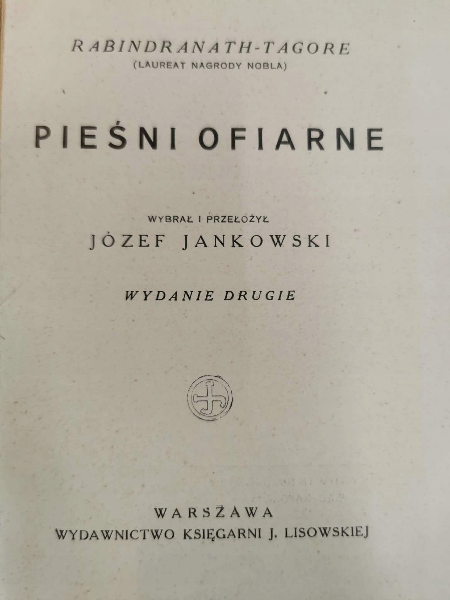 Pieśni ofiarne, Rabindranath Tagore