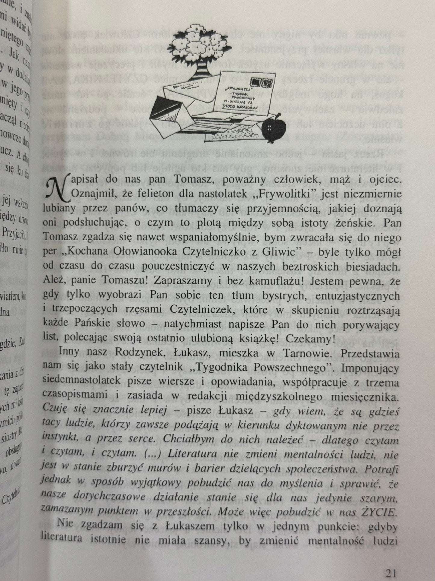 Frywolitki Małgorzata Musierowicz [dedykacja odautorska]
