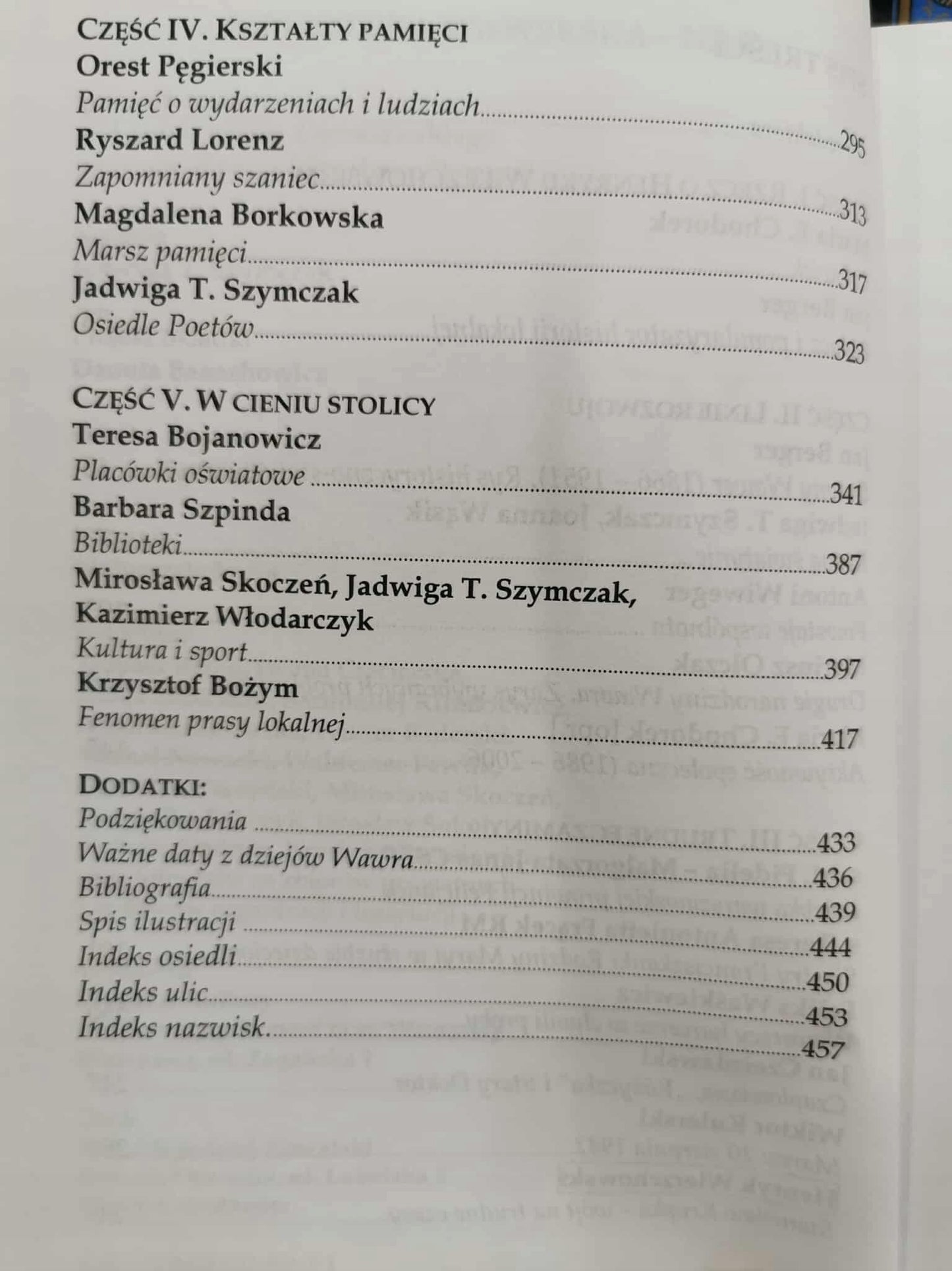 Wawer i jego osiedla, Praca zbiorowa