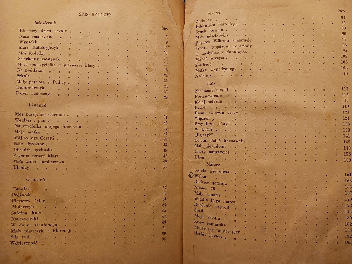 Serce Edmund de Amicis [wydanie z roku 1946][proj. okł. wyd. Szancer]