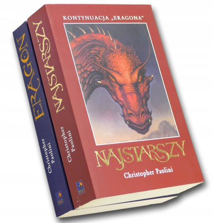Zestaw 2 książek Christopher Paolini Eragon, Dziedzictwa księga I...