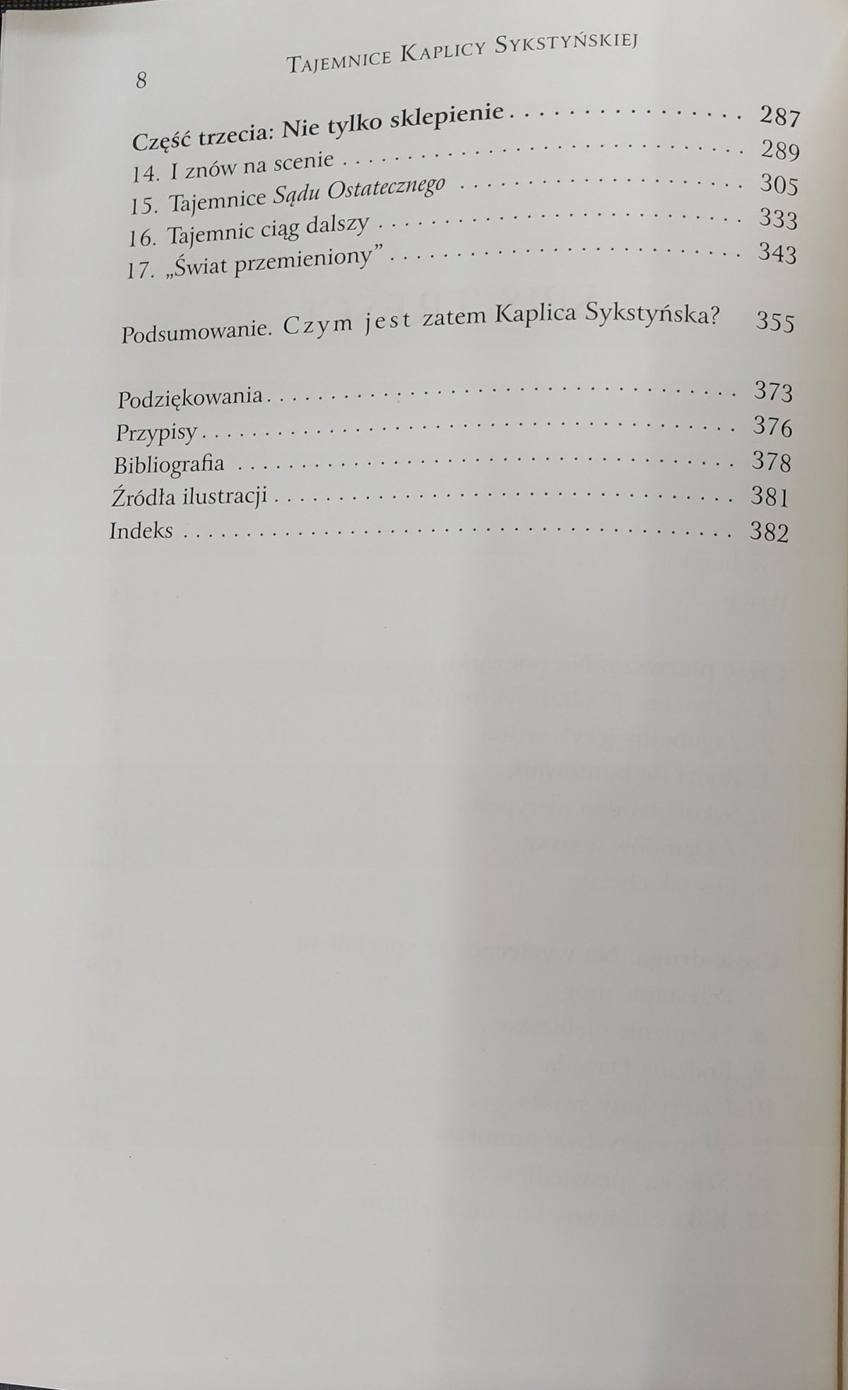 Tajemnice Kaplicy Sykstyńskiej Benjamin Blech, Roy Doliner