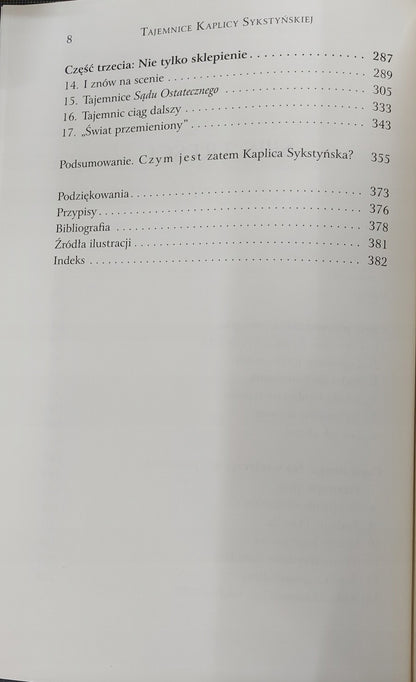 Tajemnice Kaplicy Sykstyńskiej Benjamin Blech, Roy Doliner