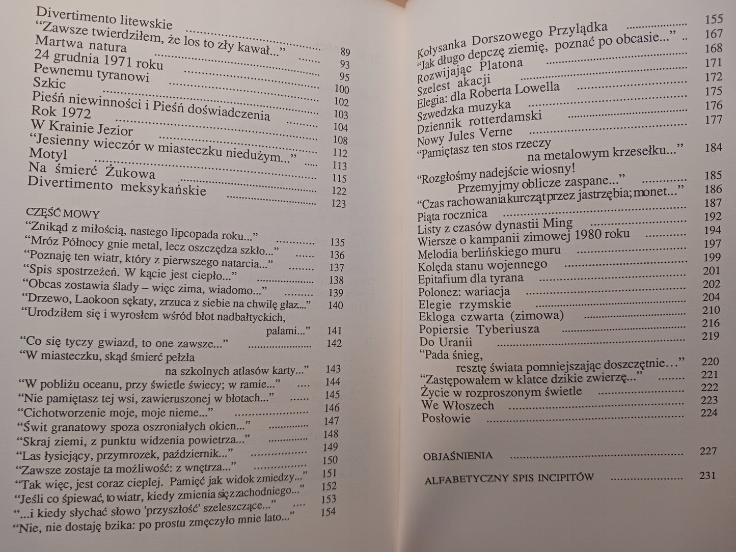 82 wiersze i poematy Josif Brodski, opr. S. Barańczak, przedmowa Cz. Miłosz
