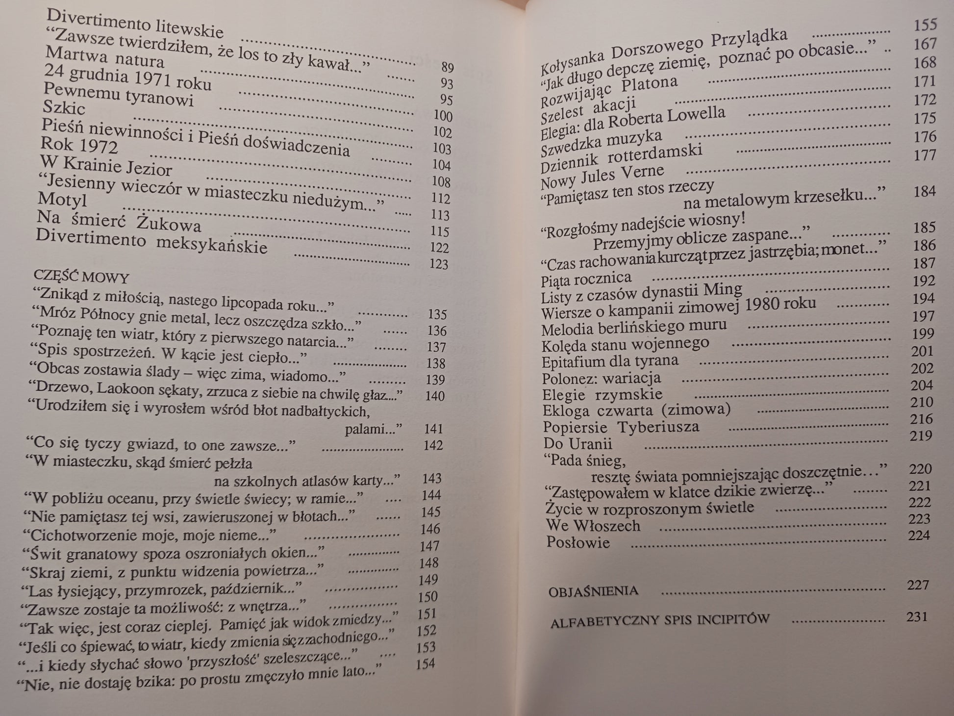 82 wiersze i poematy Josif Brodski, opr. S. Barańczak, przedmowa Cz. Miłosz