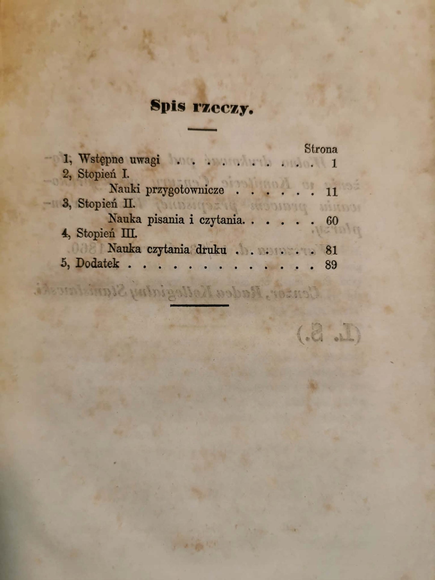 Metoda pisania i czytania, E. Estkowski [książka przedwojenna Poznań 1862]