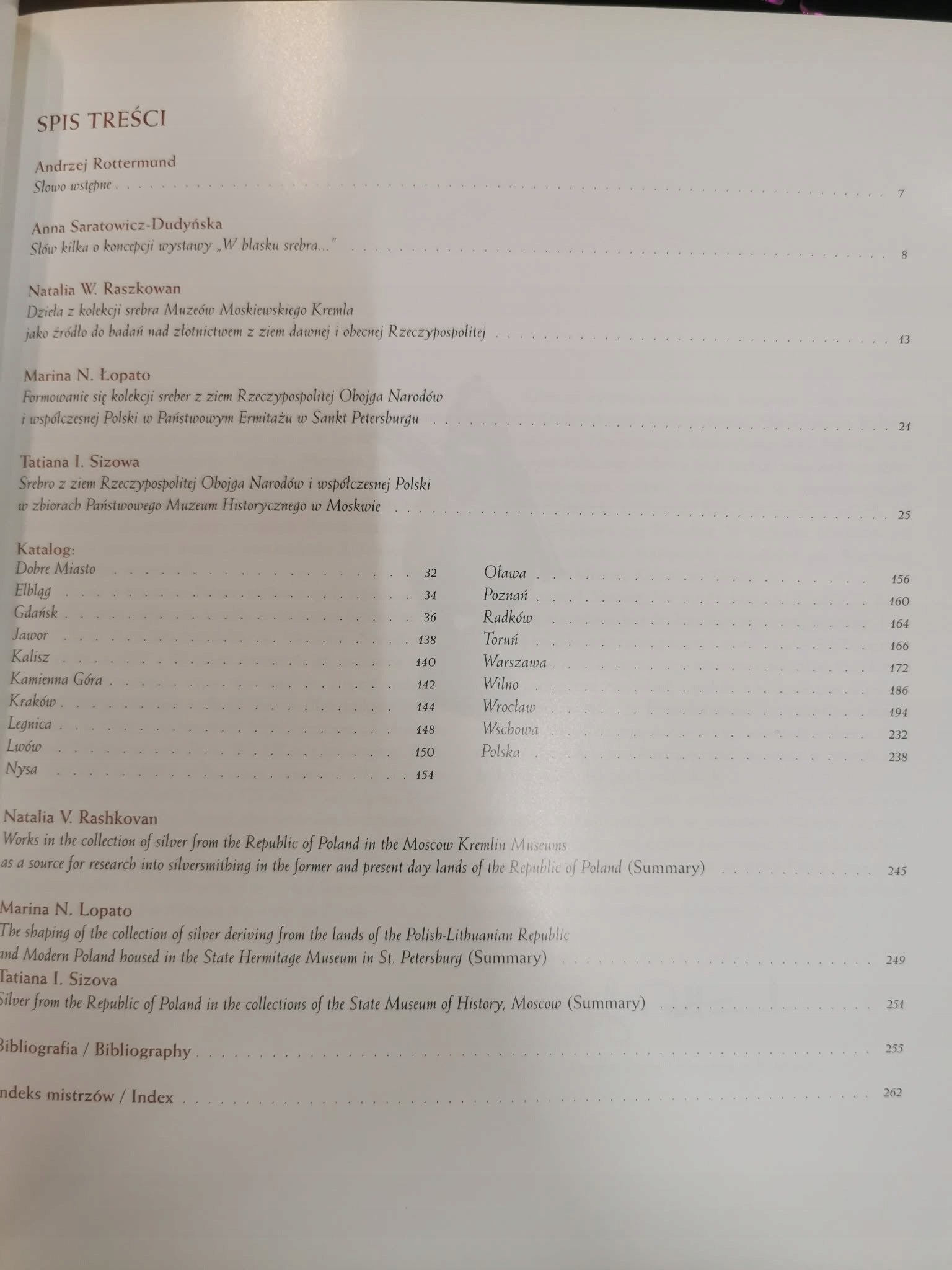 W blasku srebra...,katalog wystawy