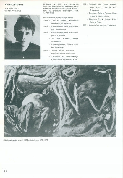 Katalog wystawy. Świeżo malowane. Młode Malarstwo Polskie lat 1982-1987