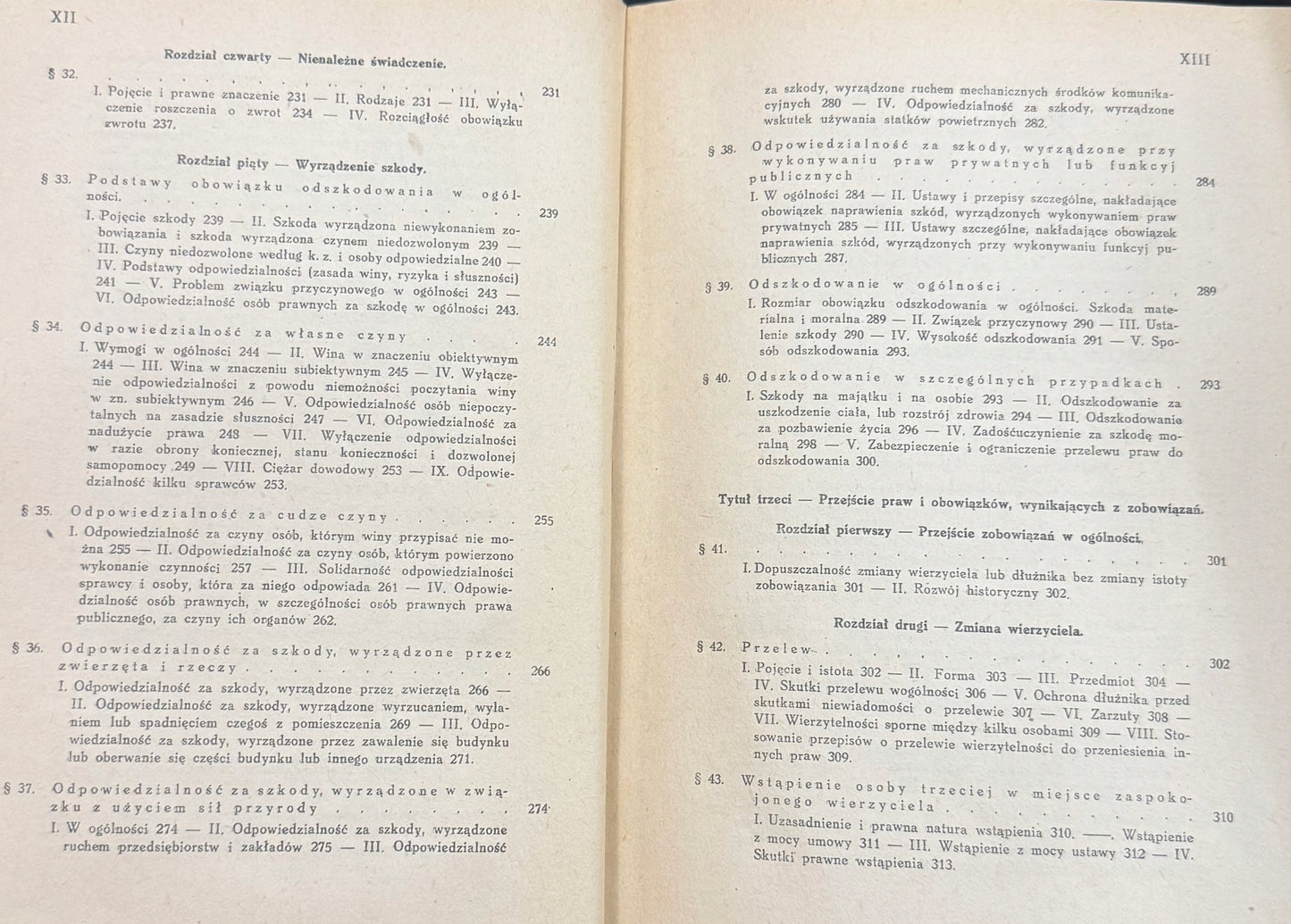 Zobowiązania Roman Longchamps De Berier [Poznań 1948]