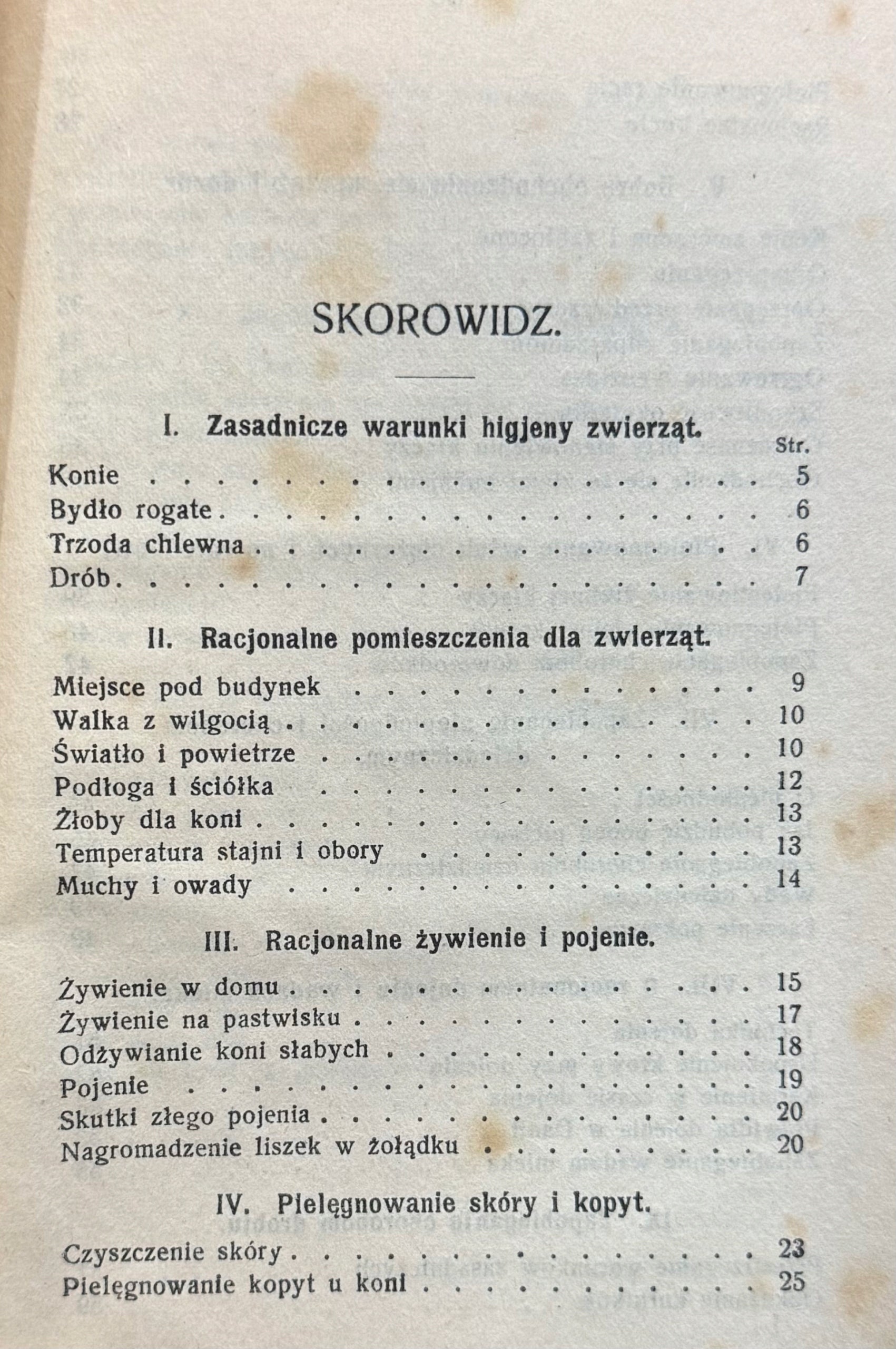 Zapobieganie chorobom inwentarza Z. Olszański [wydanie przedwojenne]