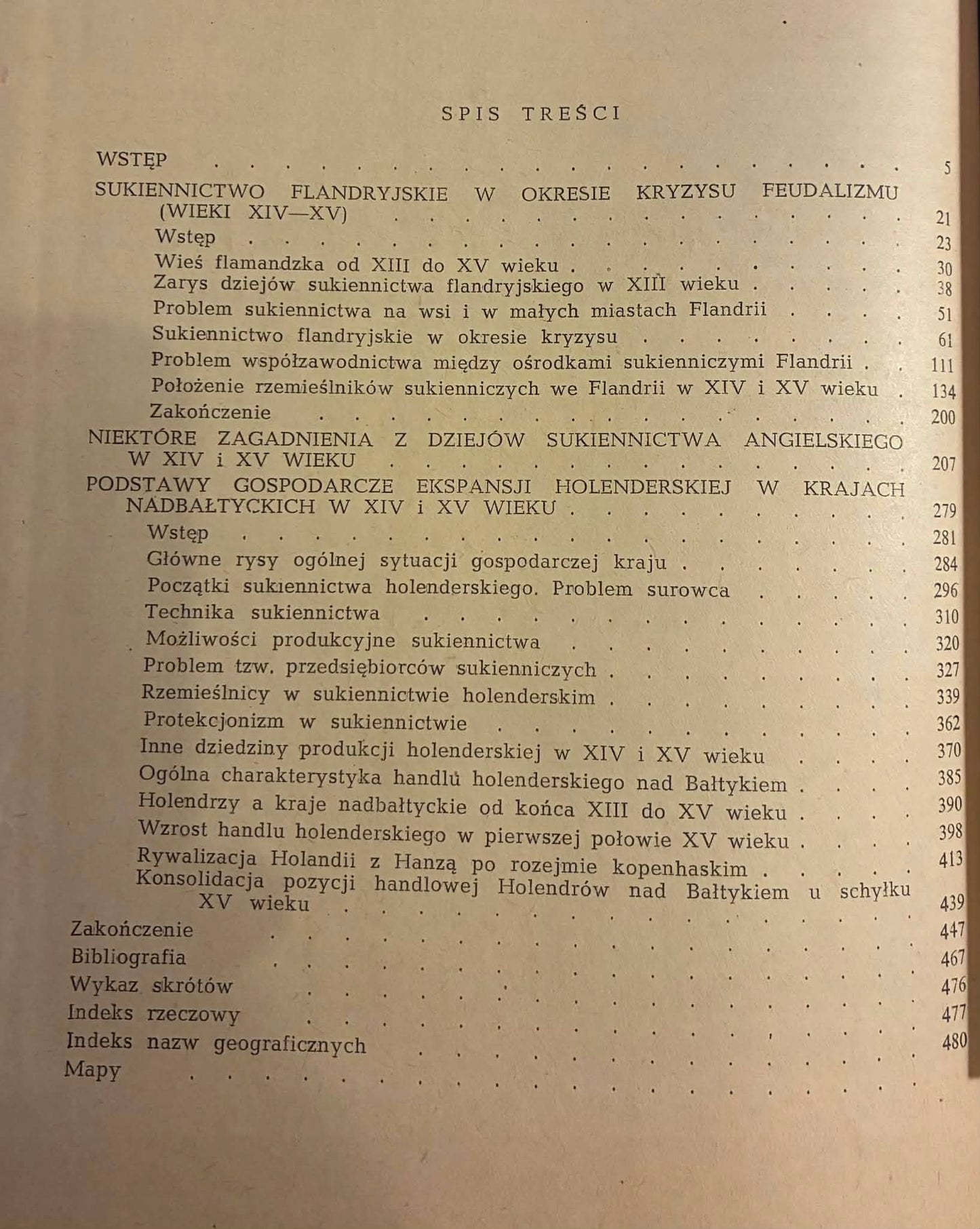 Studia z dziejów rzemiosła w okresie kryzysu feudalizmu... Marian Małowist