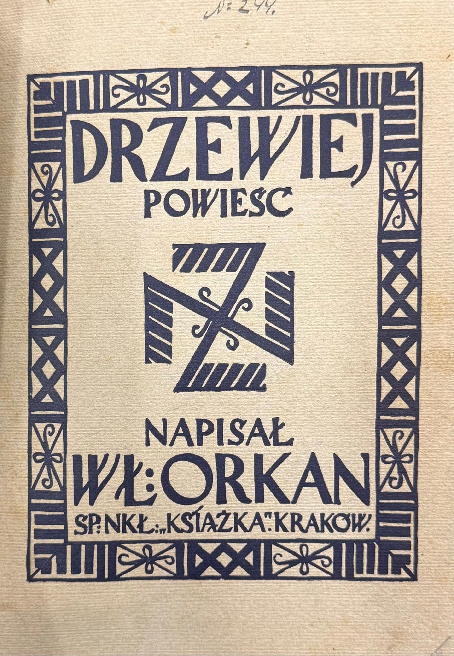 Drzewiej Powieść Orkan Władysław [1912] [mitologia słowiańska]