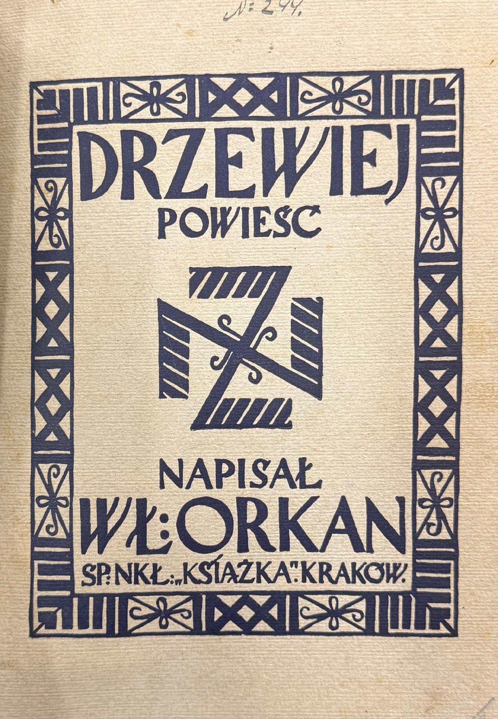 Drzewiej Powieść Orkan Władysław [1912] [mitologia słowiańska]
