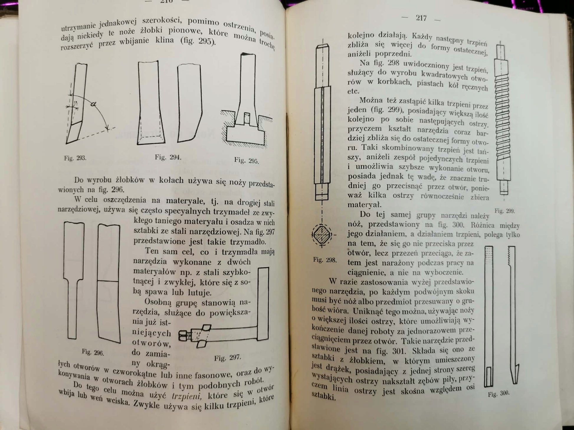Obrabiarki do metali, Edward Herzberg [Lwów 1917]