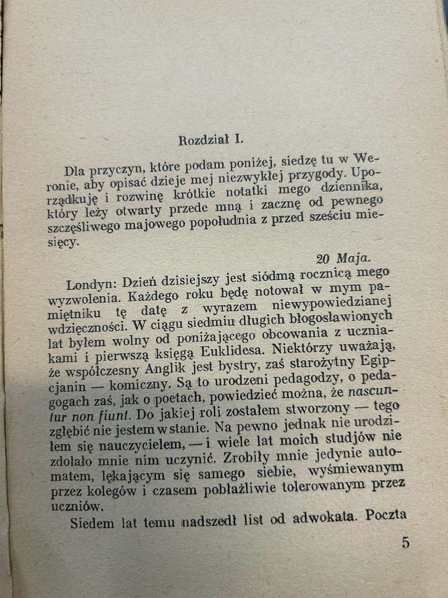 Obyczaje Marka Ordeyna - William J. Locke [1930 r.]