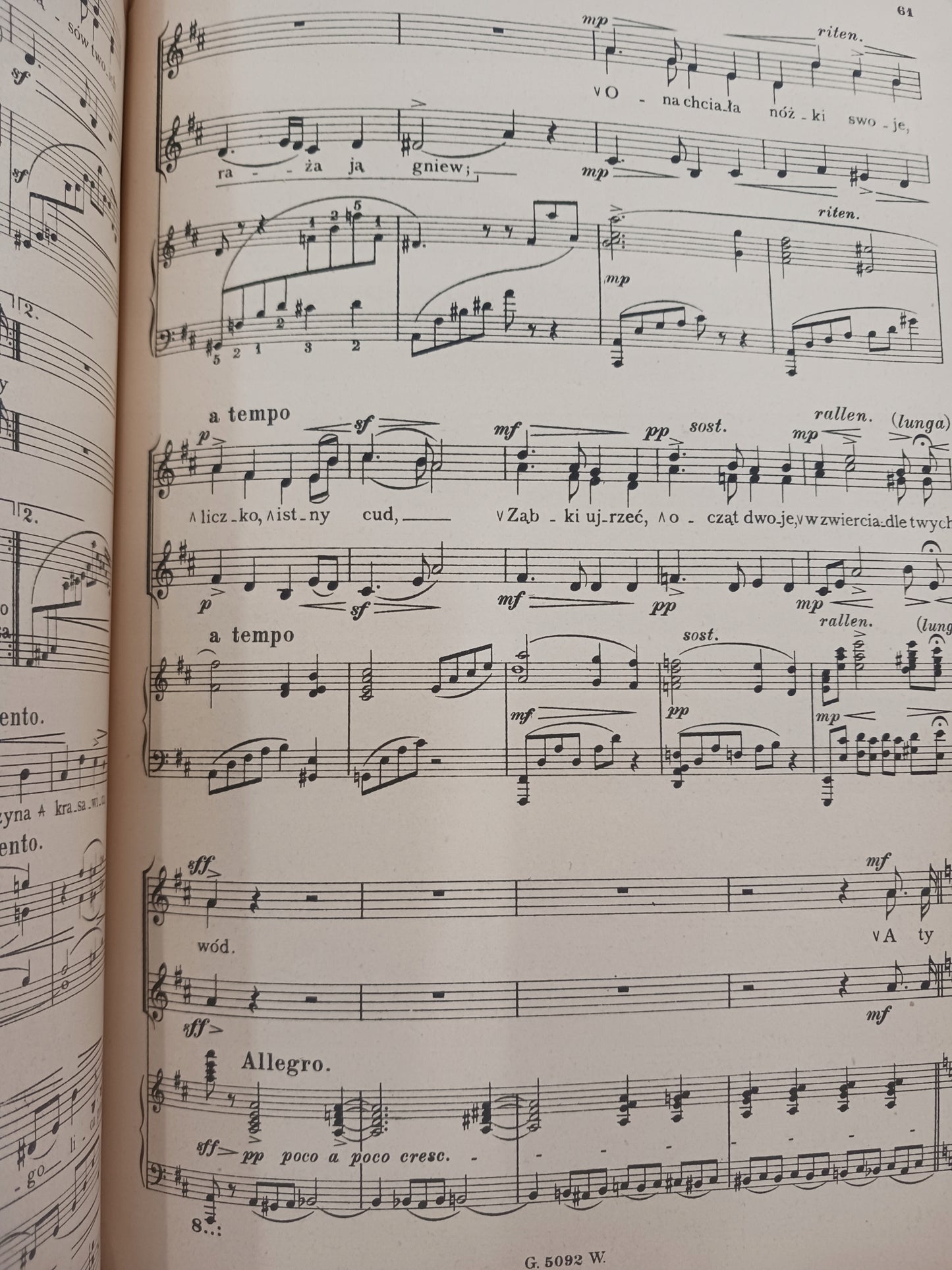 Akordy tom III. 30 pieśni na trzy głosy W. Rzepko [wydanie IV, ca 1920]