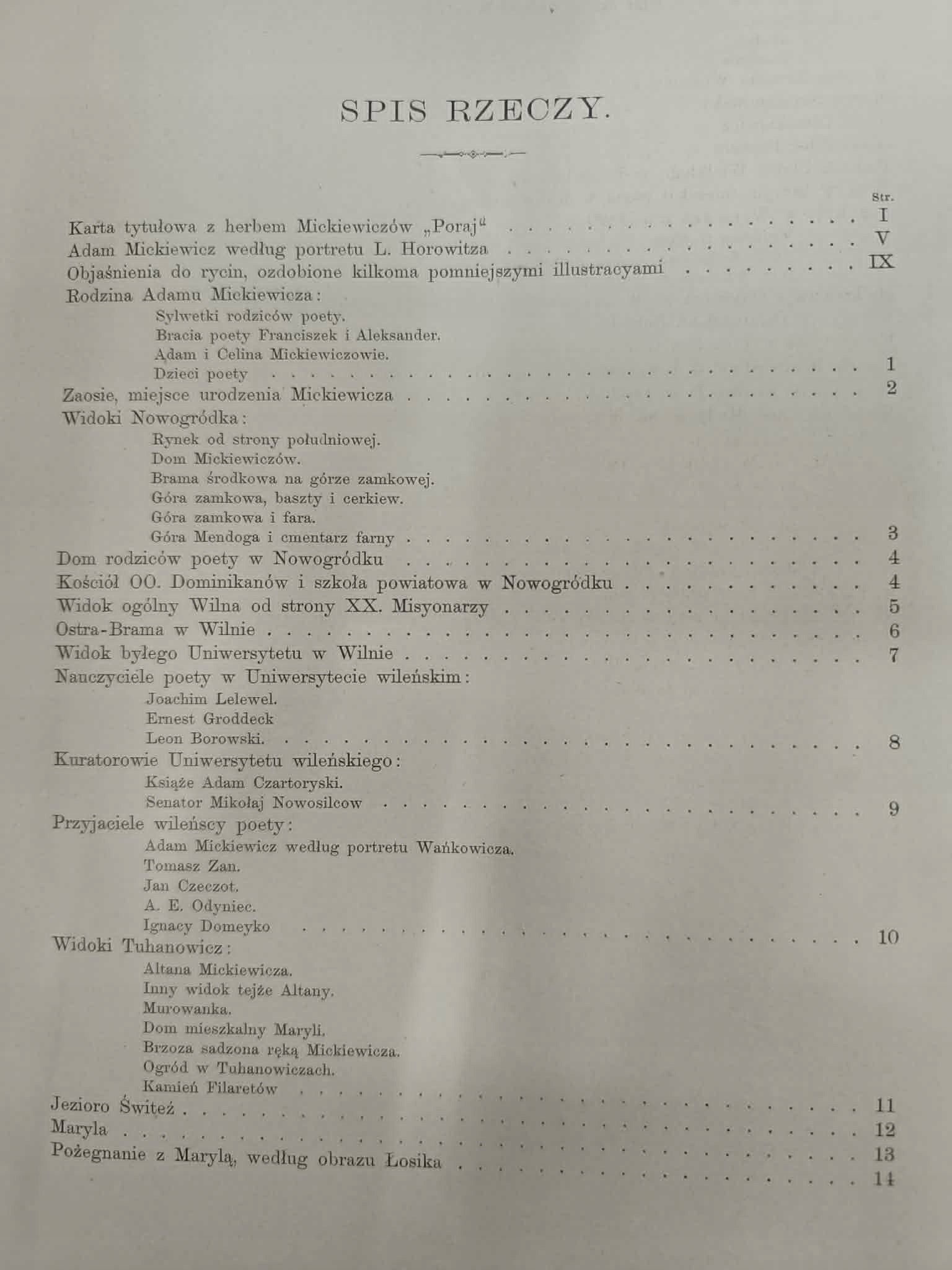Album pamiątkowe Adama Mickiewicza, wydał Władysław Piast