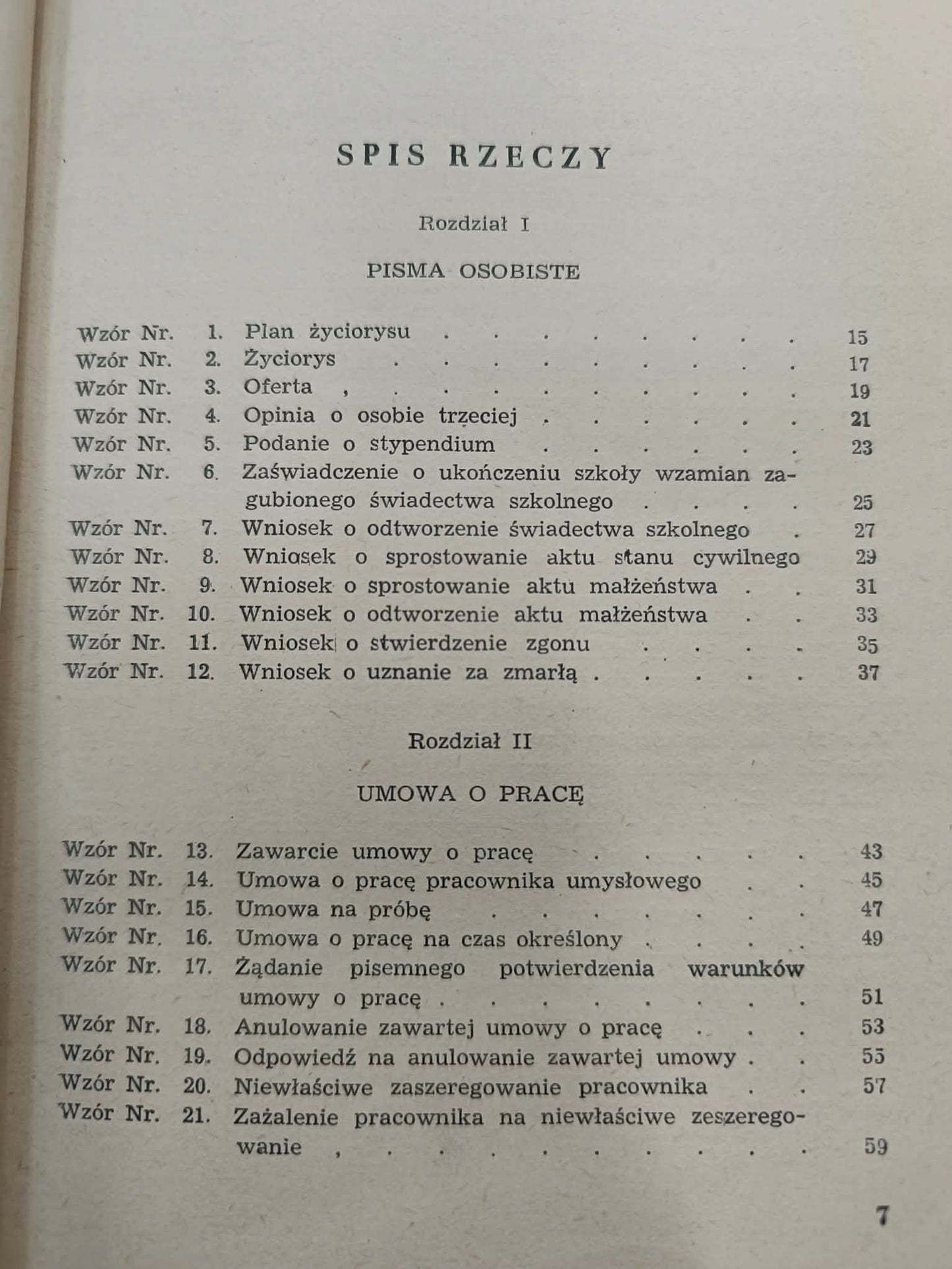 Korespondencja Pracownicza, wzory pism i dokumentów Włodzimierz Szczepański