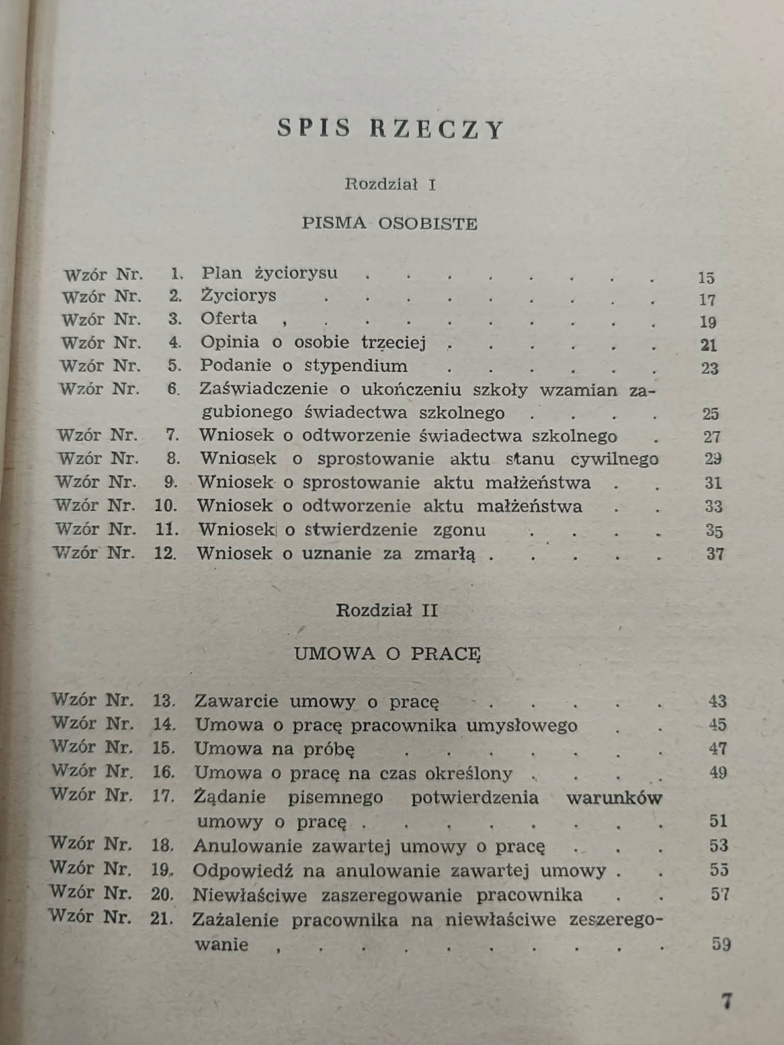 Korespondencja Pracownicza, wzory pism i dokumentów Włodzimierz Szczepański