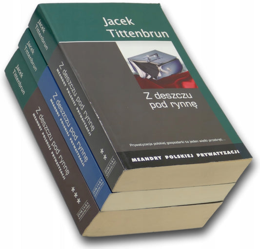 Z deszczu pod rynnę Tomy 1-3 Meandry polskiej prywatyzacji Jacek Tittenburn