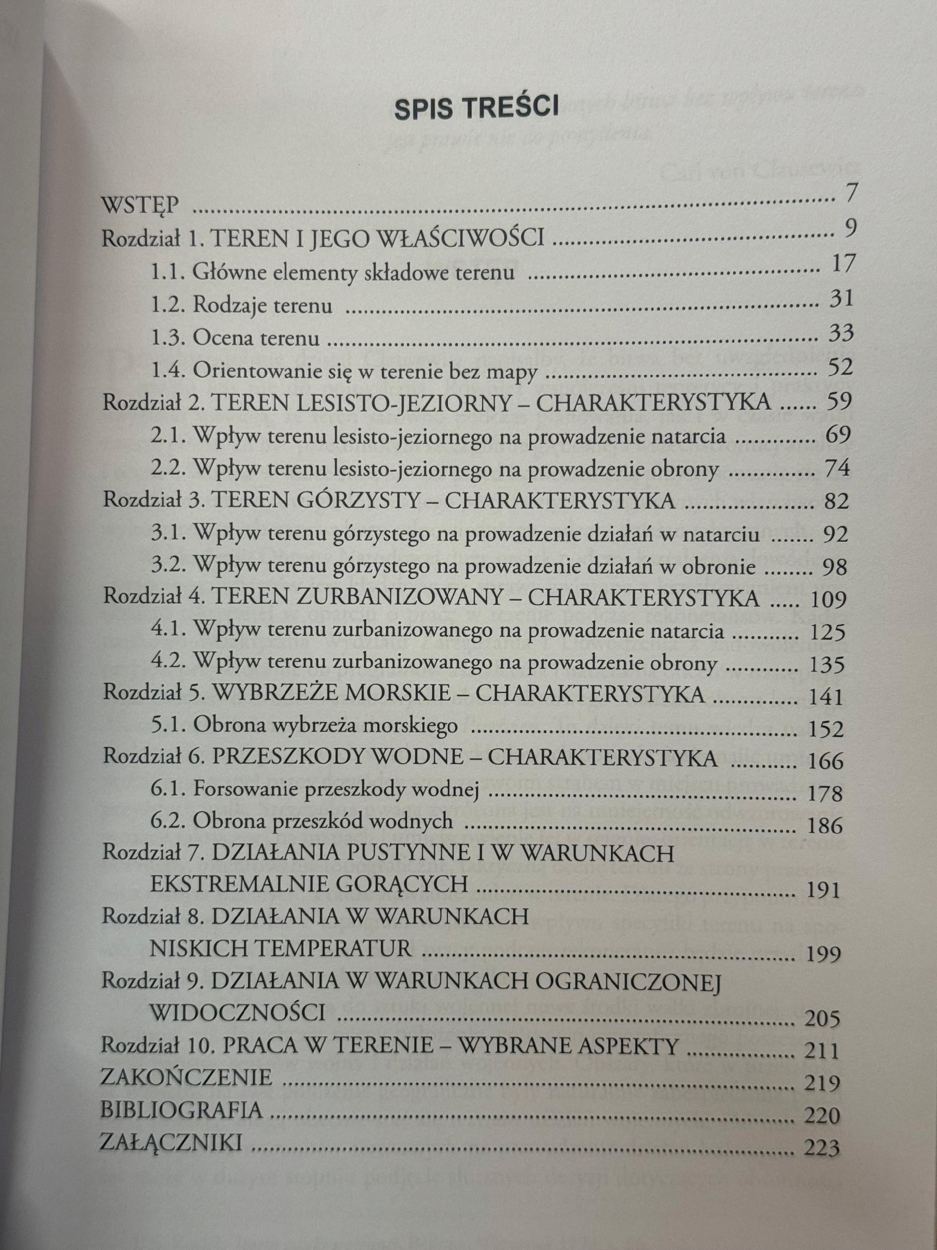 Taktyczne aspekty terenu w walce Leszek Elak
