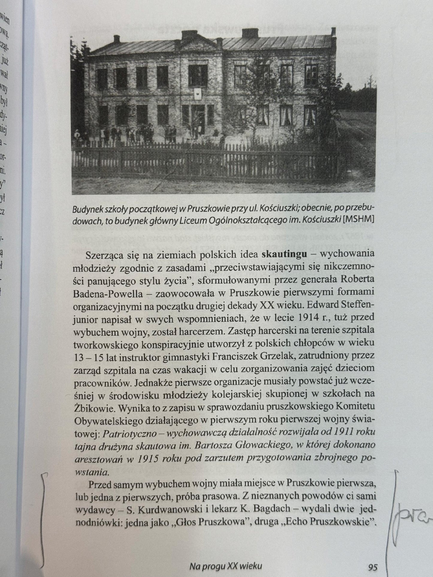 Historia Pruszkowa do roku 1945 Marian Skwara