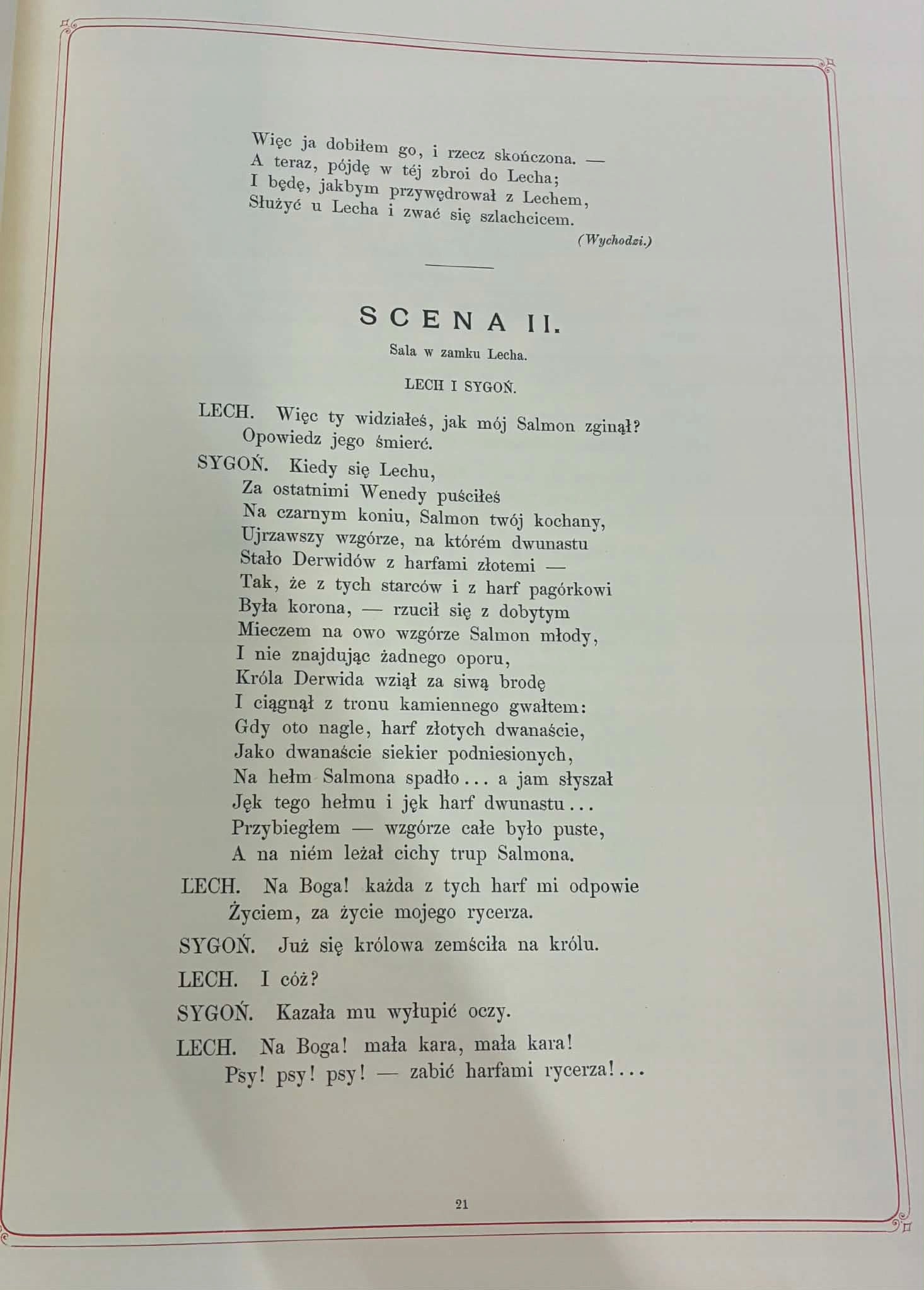 Lilla Weneda. Tragedya w pięciu.. Juliusza Słowackiego [Andriolli][Reprint]