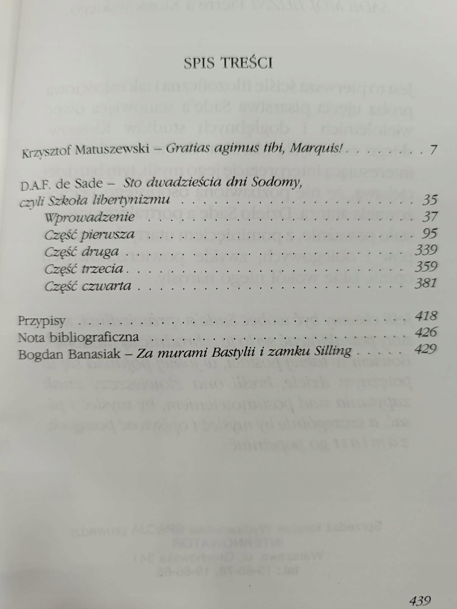120 dni Sodomy Donatien Alphonse Francois De Sade