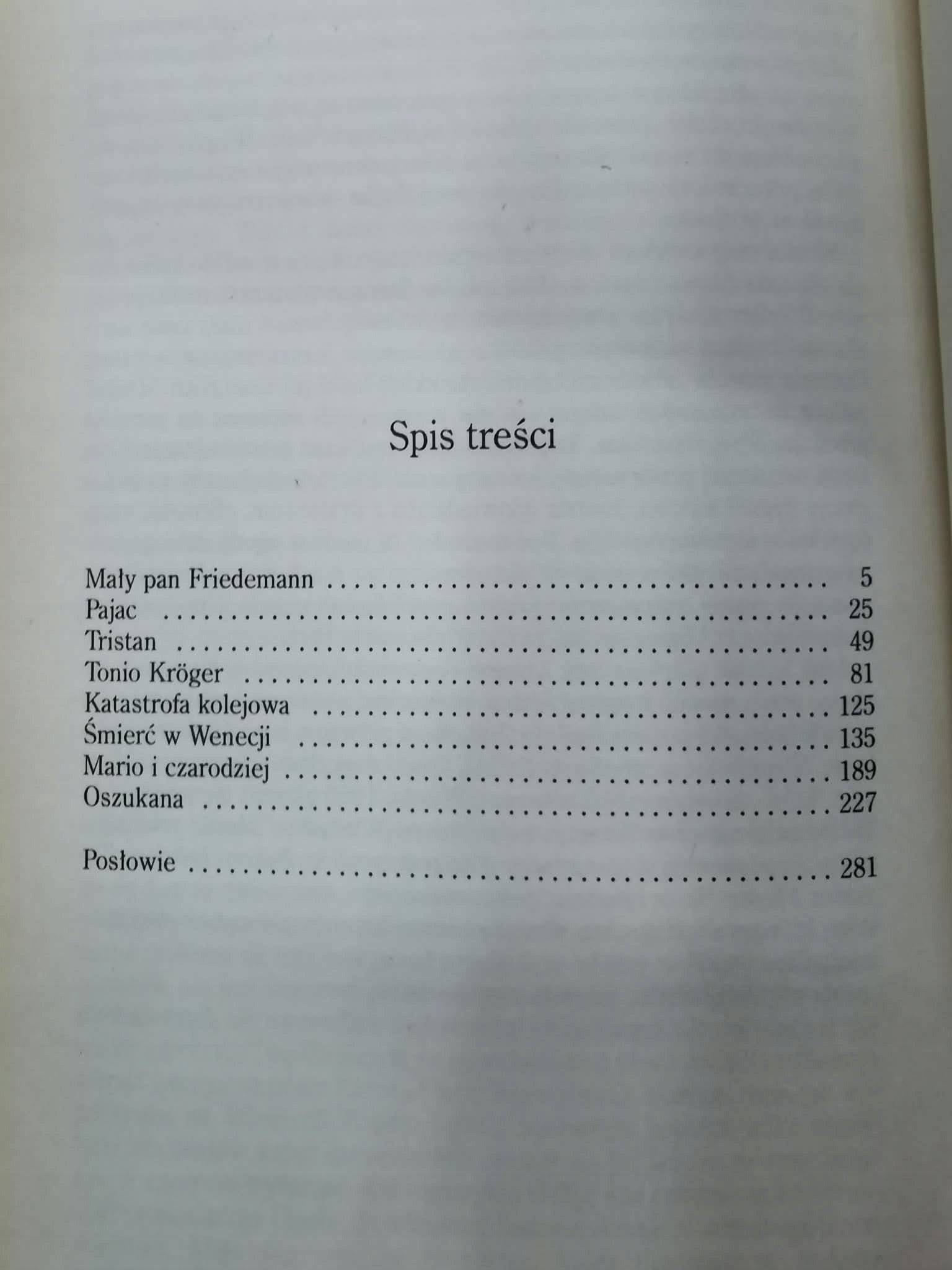 Śmierć w Wenecji i inne opowiadania, Tomasz Mann