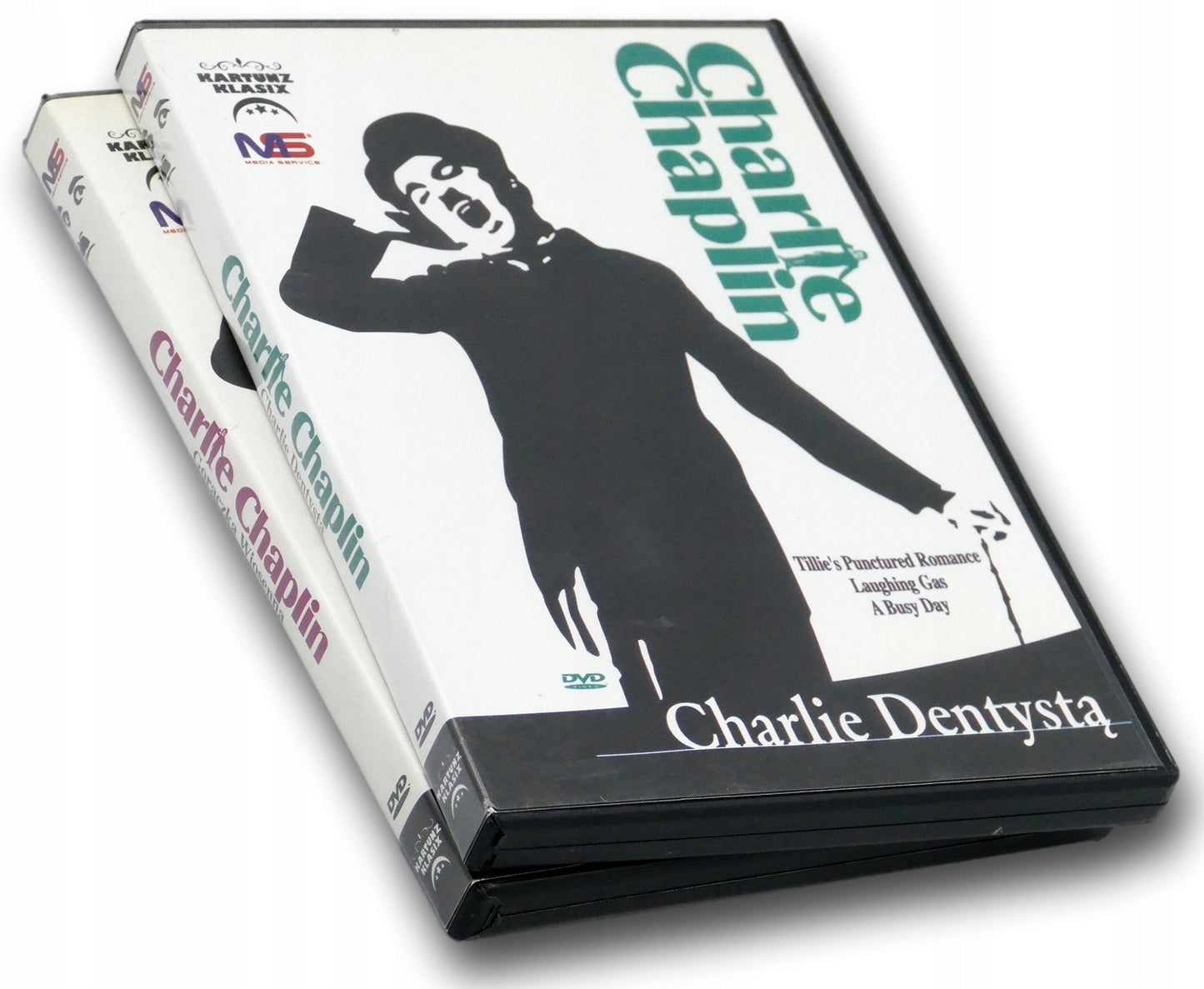 Charlie Chaplin - Charlie Dentystą, Gorączka Wiosenna płyty DVD (zestaw)