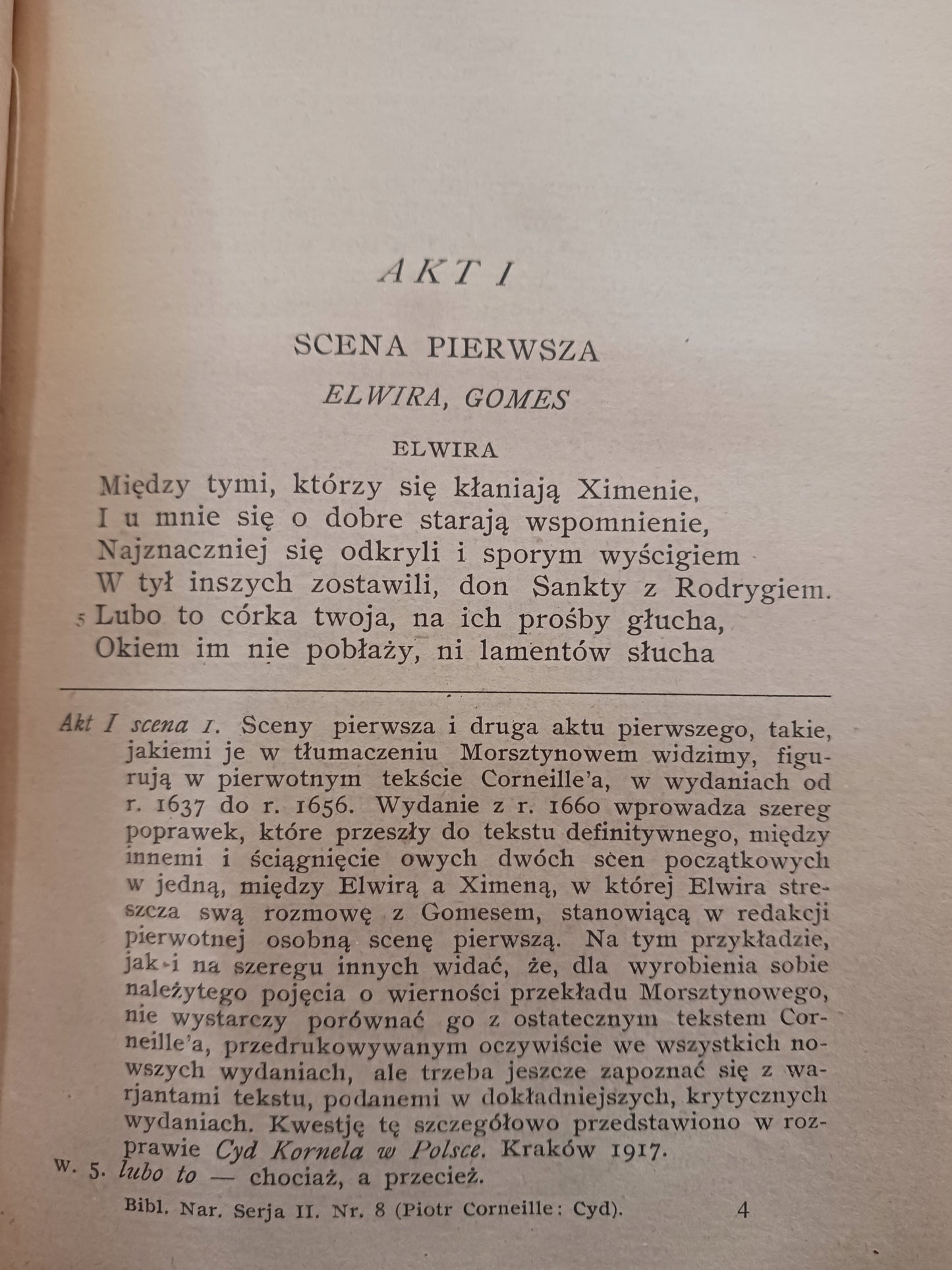 Cyd Piotr Corneille [Biblioteka Narodowa] [Kraków, wydanie z roku 1923]