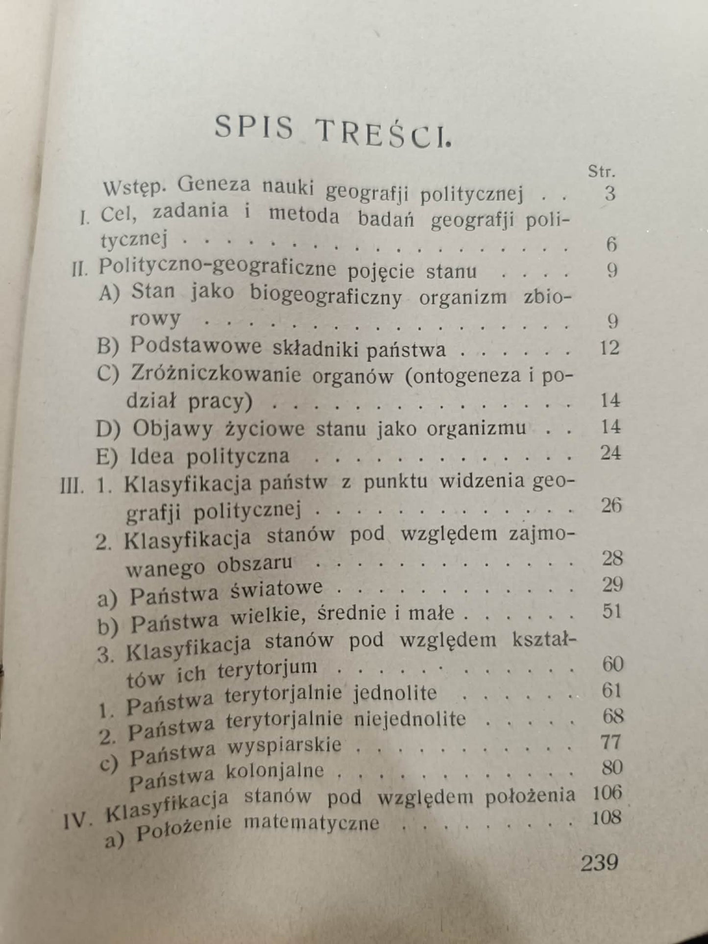 Geografja polityczna, Jerzy Loth