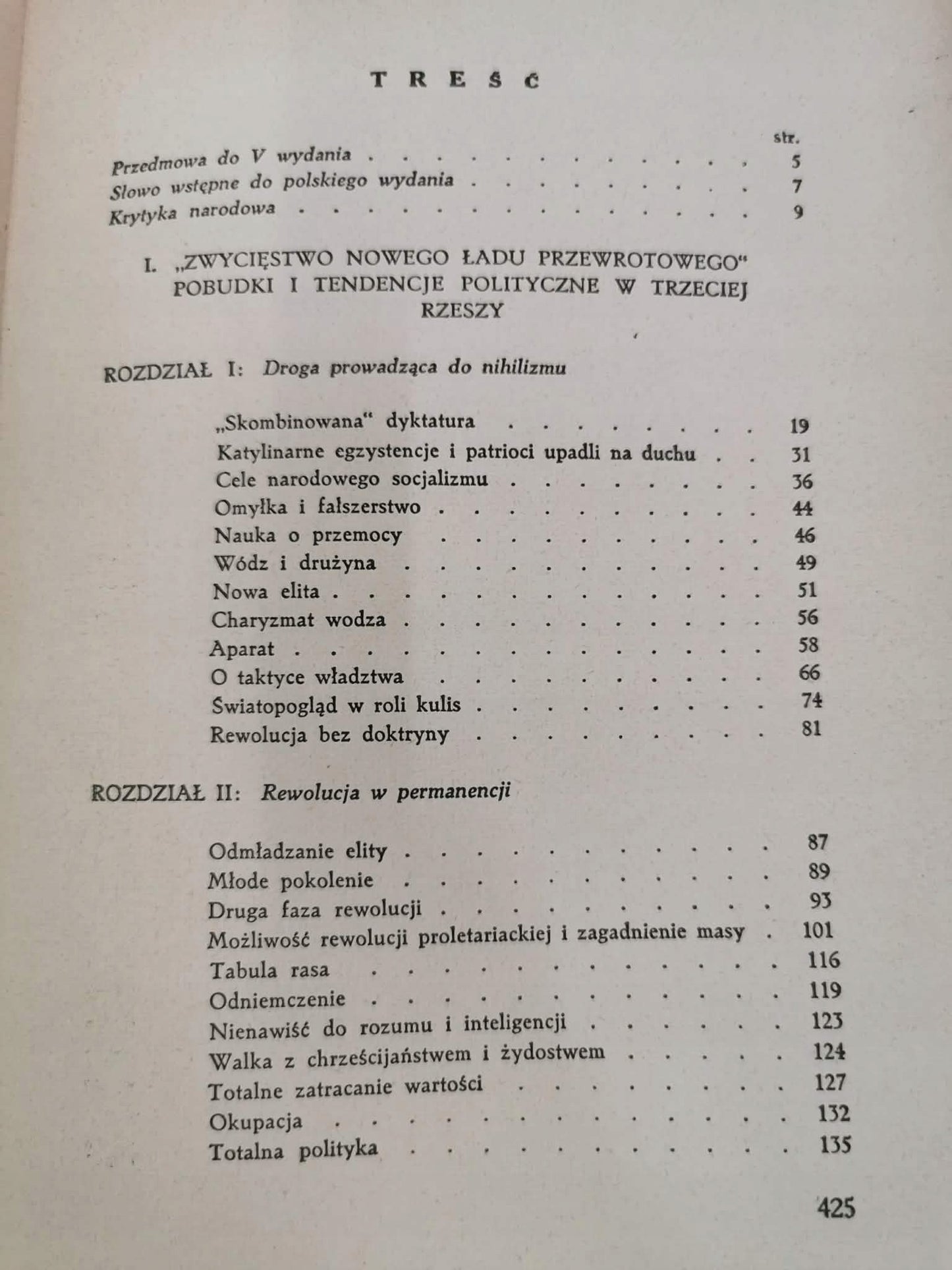 Rewolucja nihilizmu, Herman Rausching [1939]