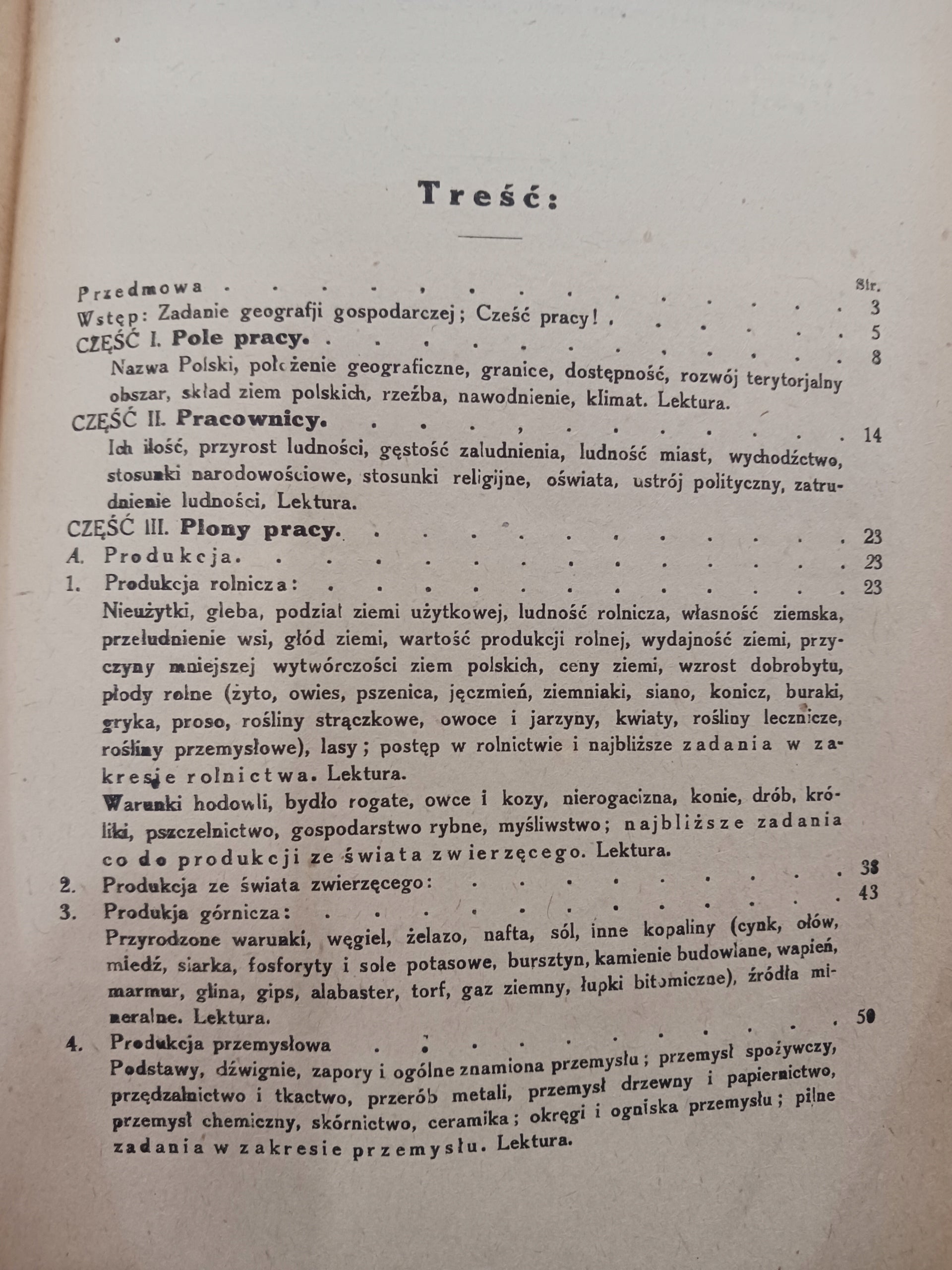 Geografja gospodarcza ziem polskich Herkulan Weigt [Wydanie z roku 1923]