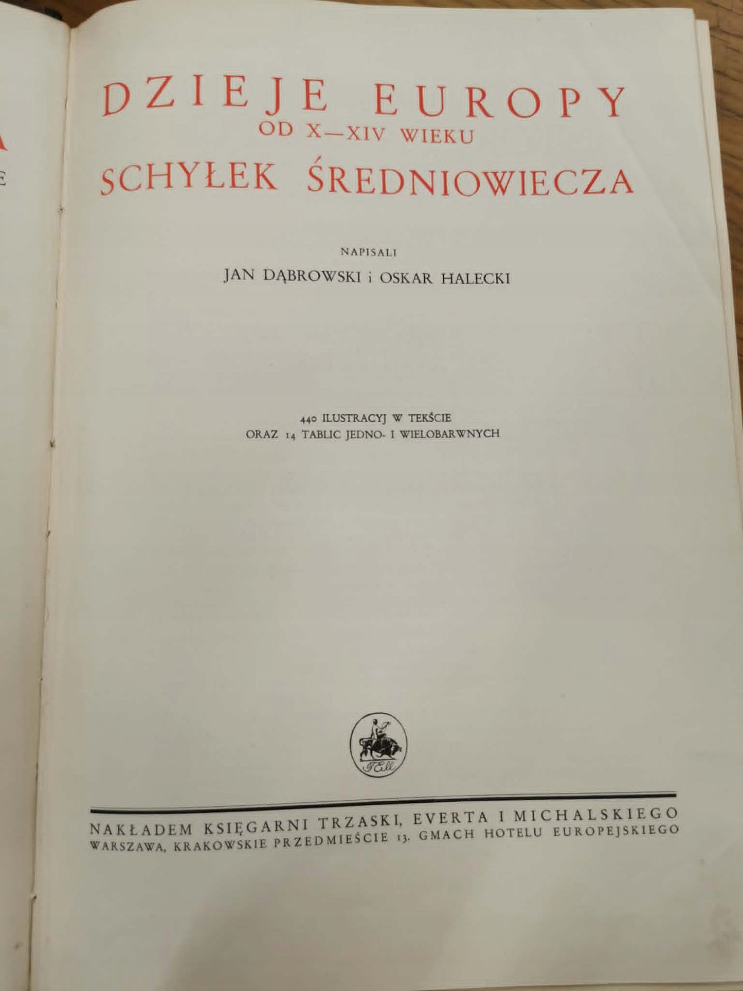 Wielka Historja Powszechna t. IV cz. II [1939]