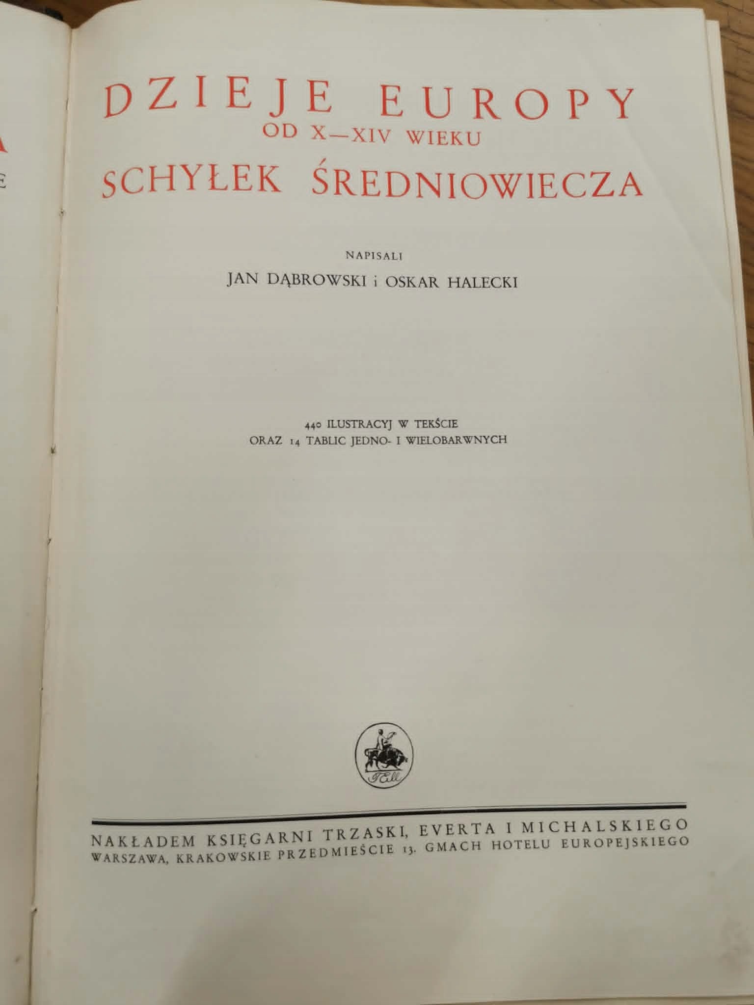 Wielka Historja Powszechna t. IV cz. II [1939]