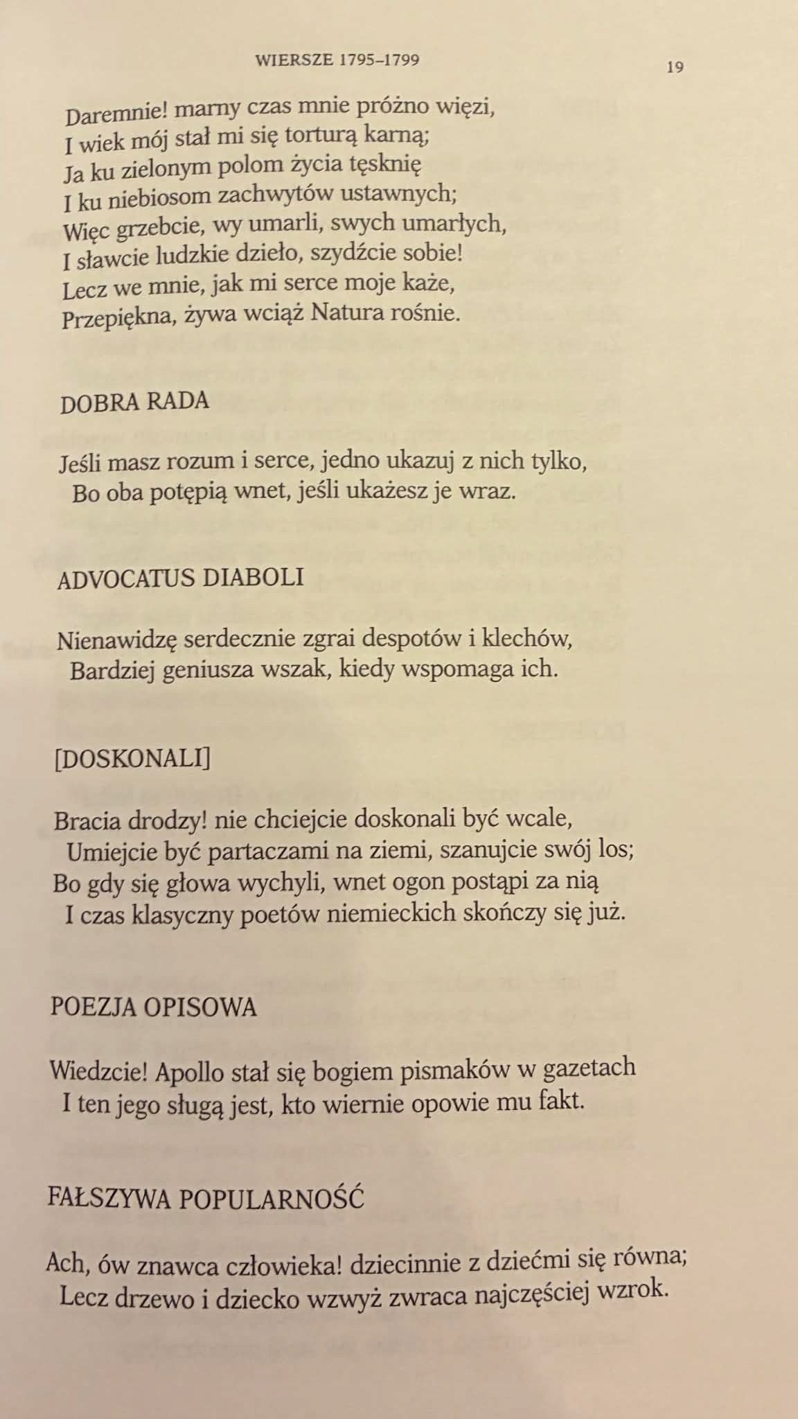 Holderlin Poezje, przełożył i opracował Andrzej Lam
