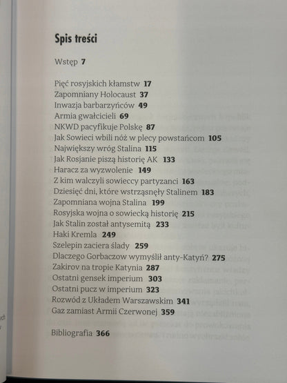 Zakazana Historia Sowietów Leszek Pietrzak [autograf autora]