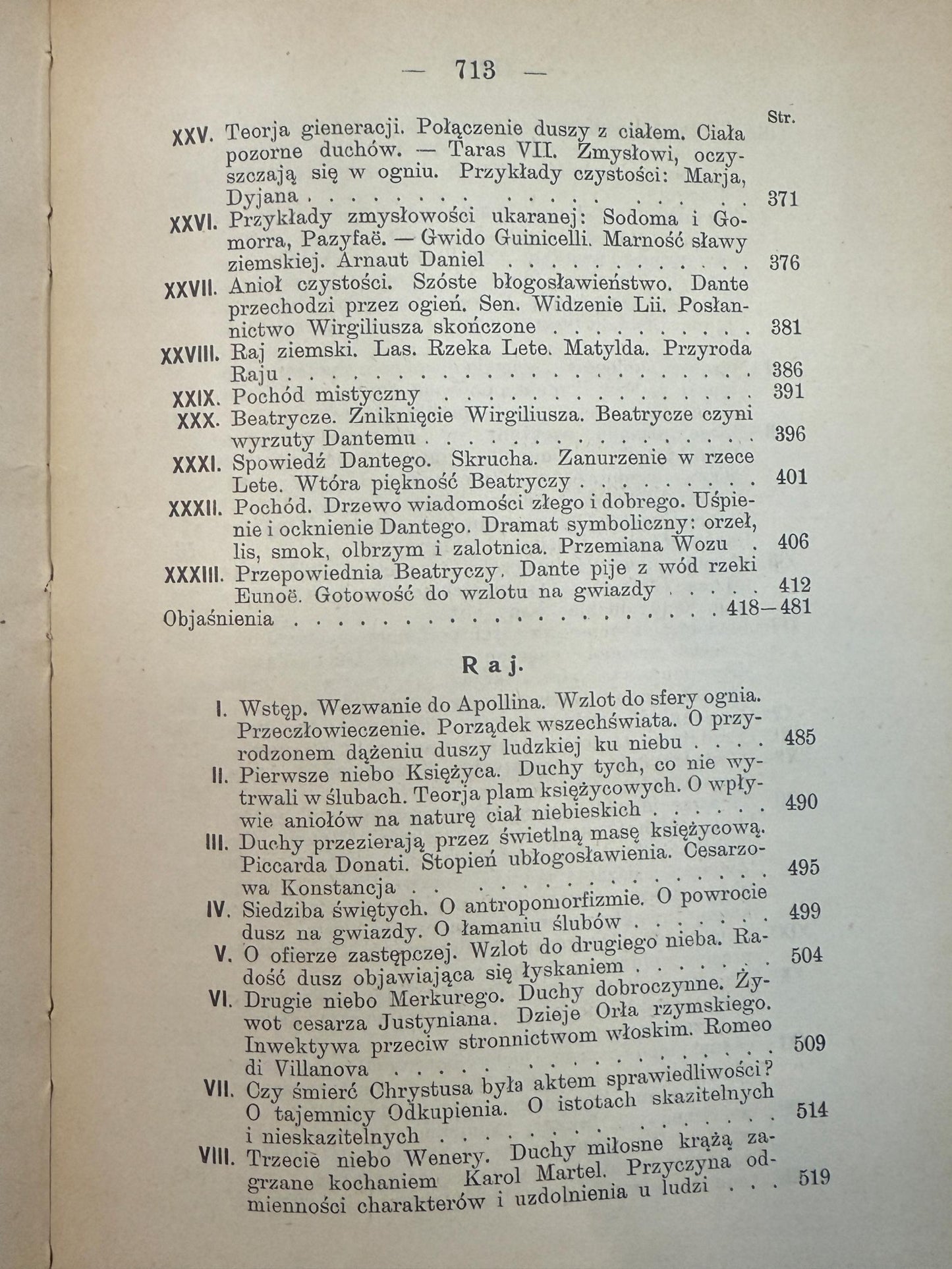 Boska komedja Dante Alighieri [1909 r.][oprawa Karol Wójcik]