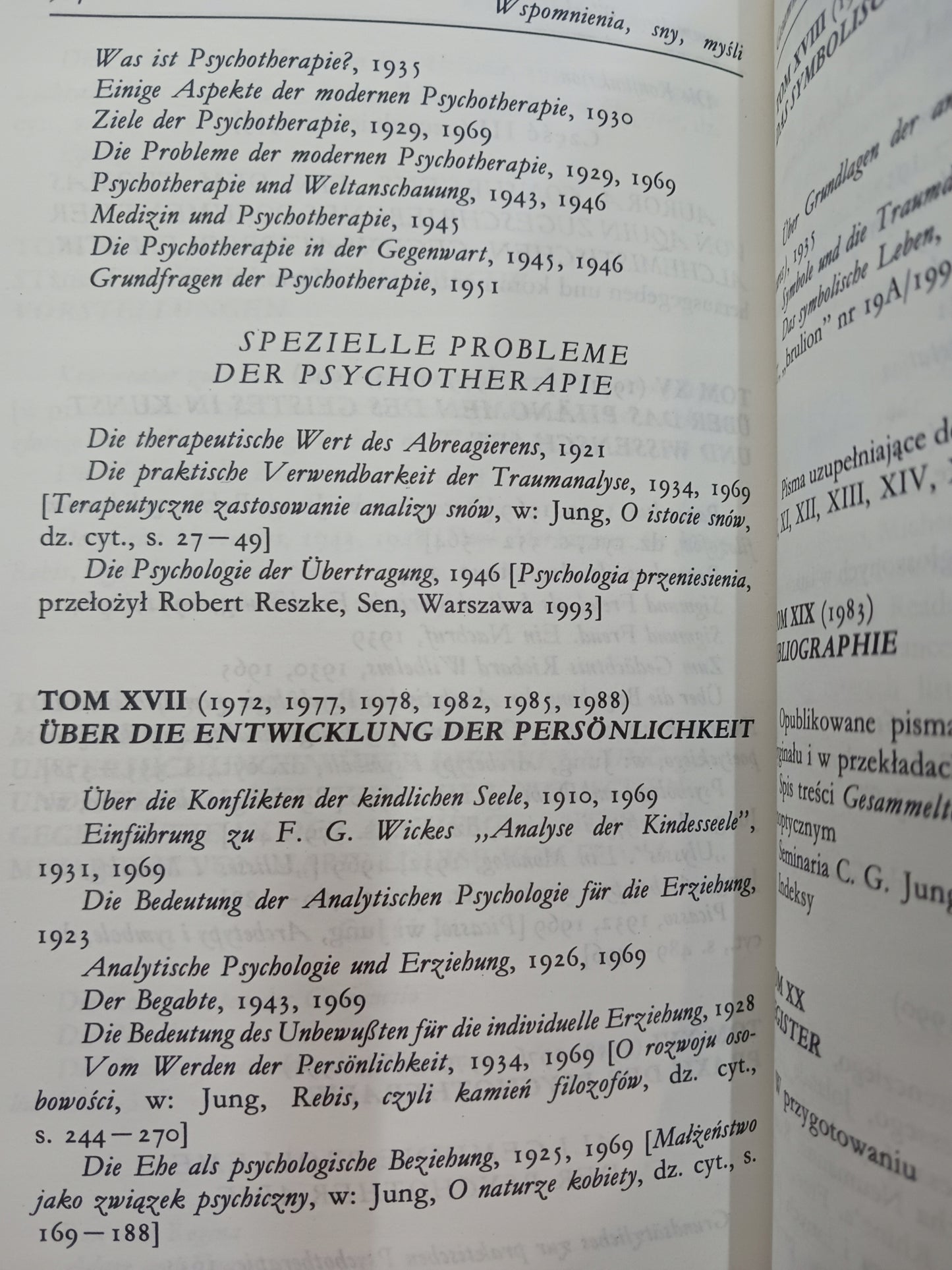 Wspomnienia sny myśli spisane i podane do druku przez Anielę Jaffe Jung
