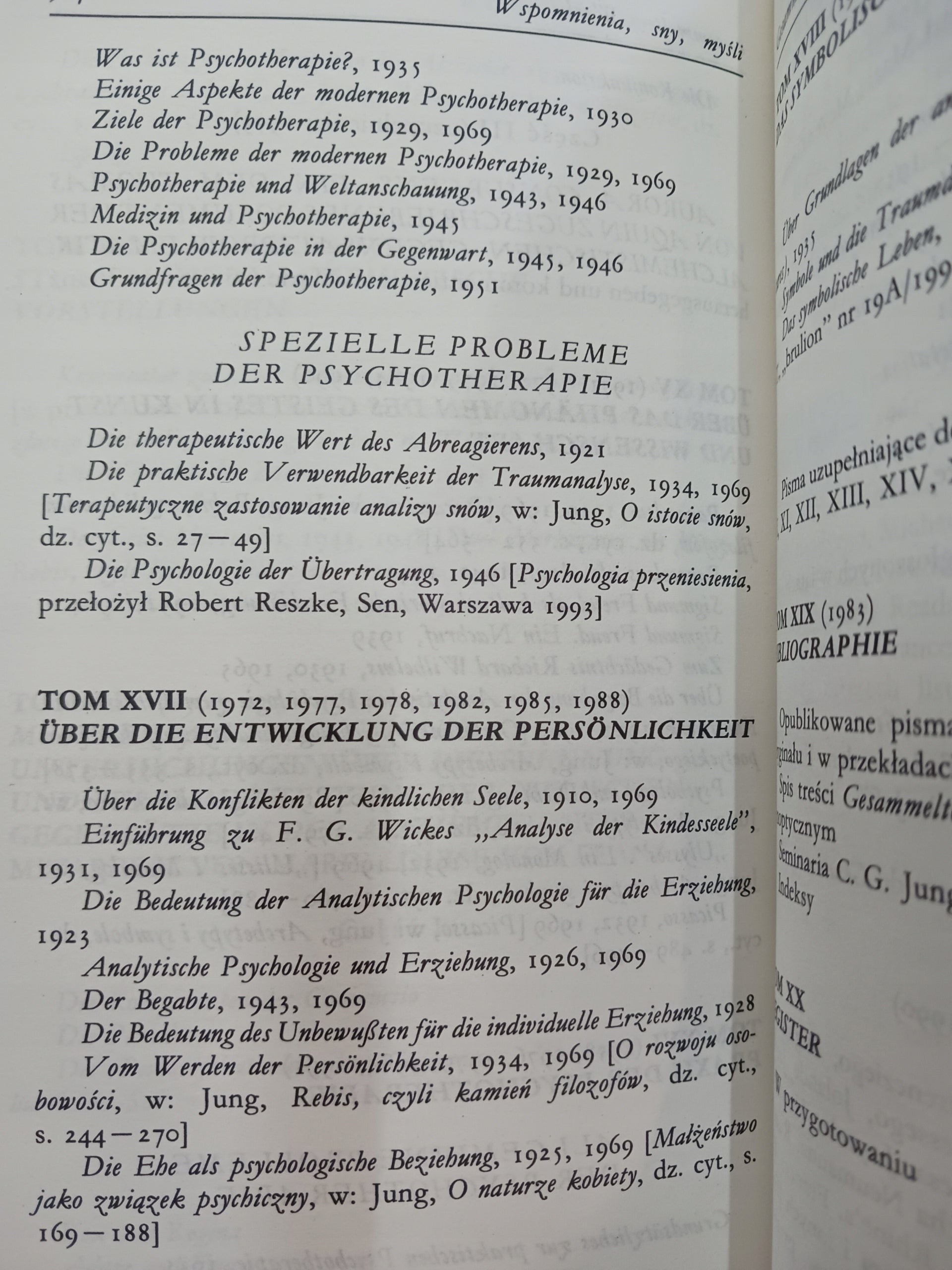 Wspomnienia sny myśli spisane i podane do druku przez Anielę Jaffe Jung
