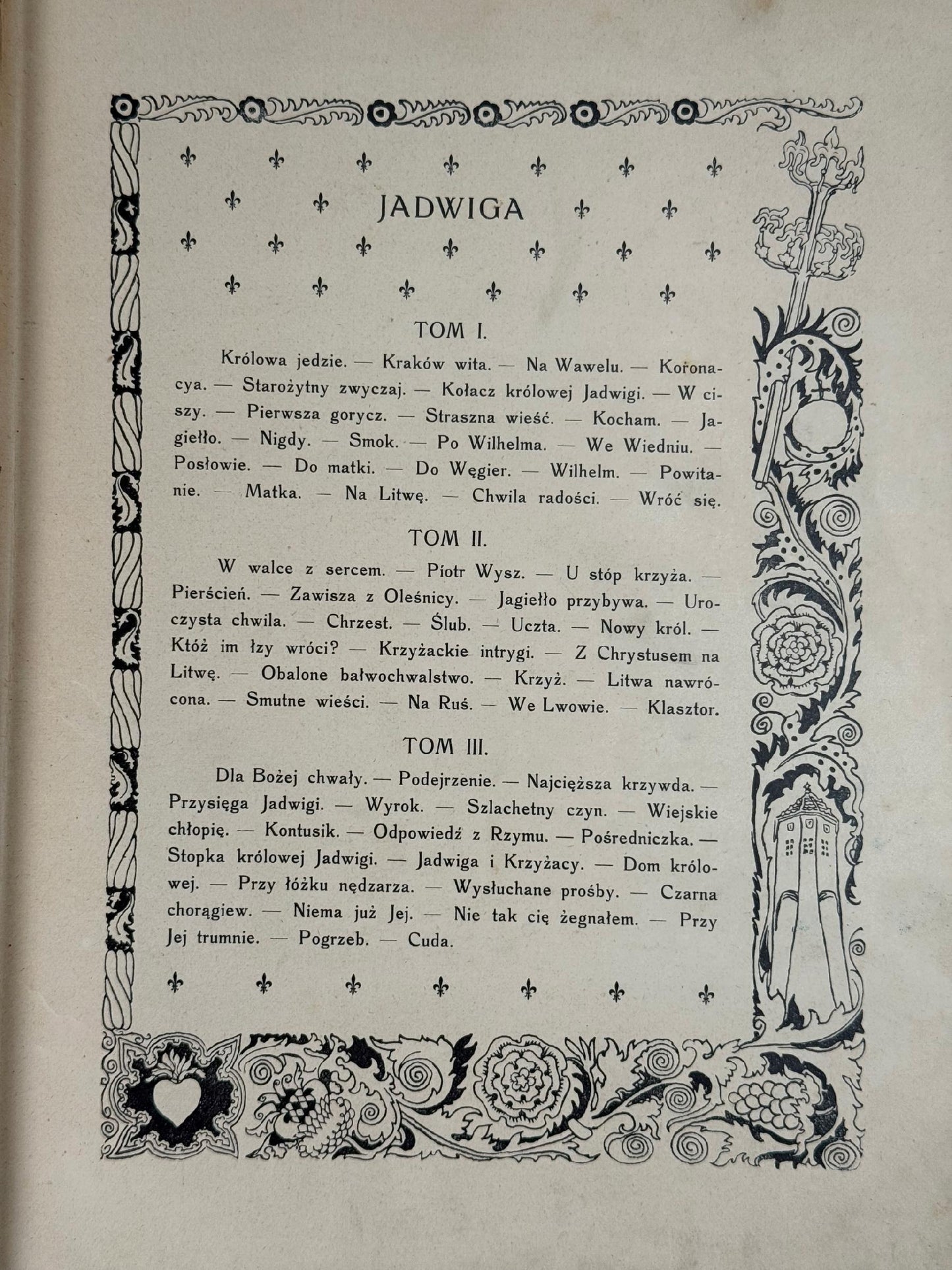 Jadwiga święta królowa na polskim tronie Bandurski Władysław [1910]