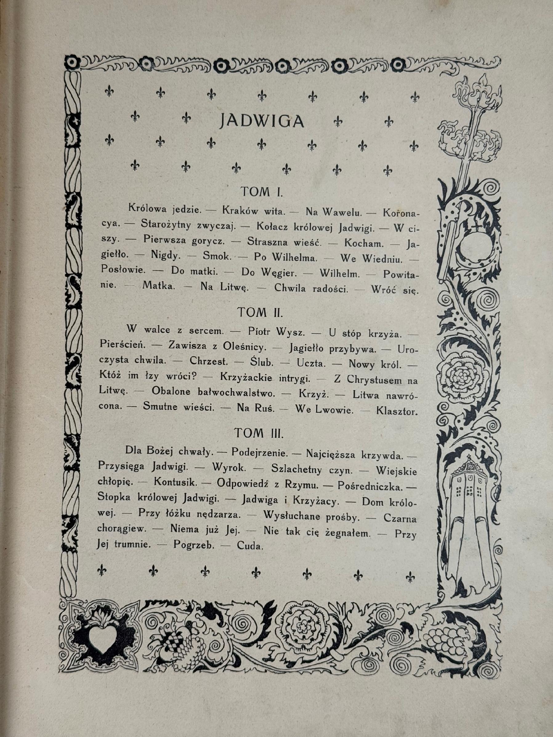Jadwiga święta królowa na polskim tronie Bandurski Władysław [1910]