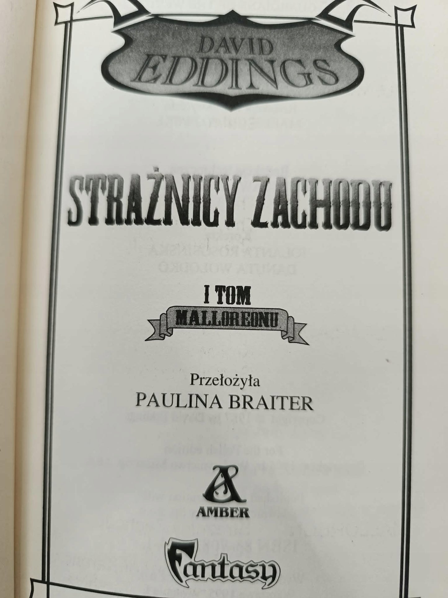 David Eddings x3 Prorokini z Kell, Strażnicy zachodu, Czarodziejka...