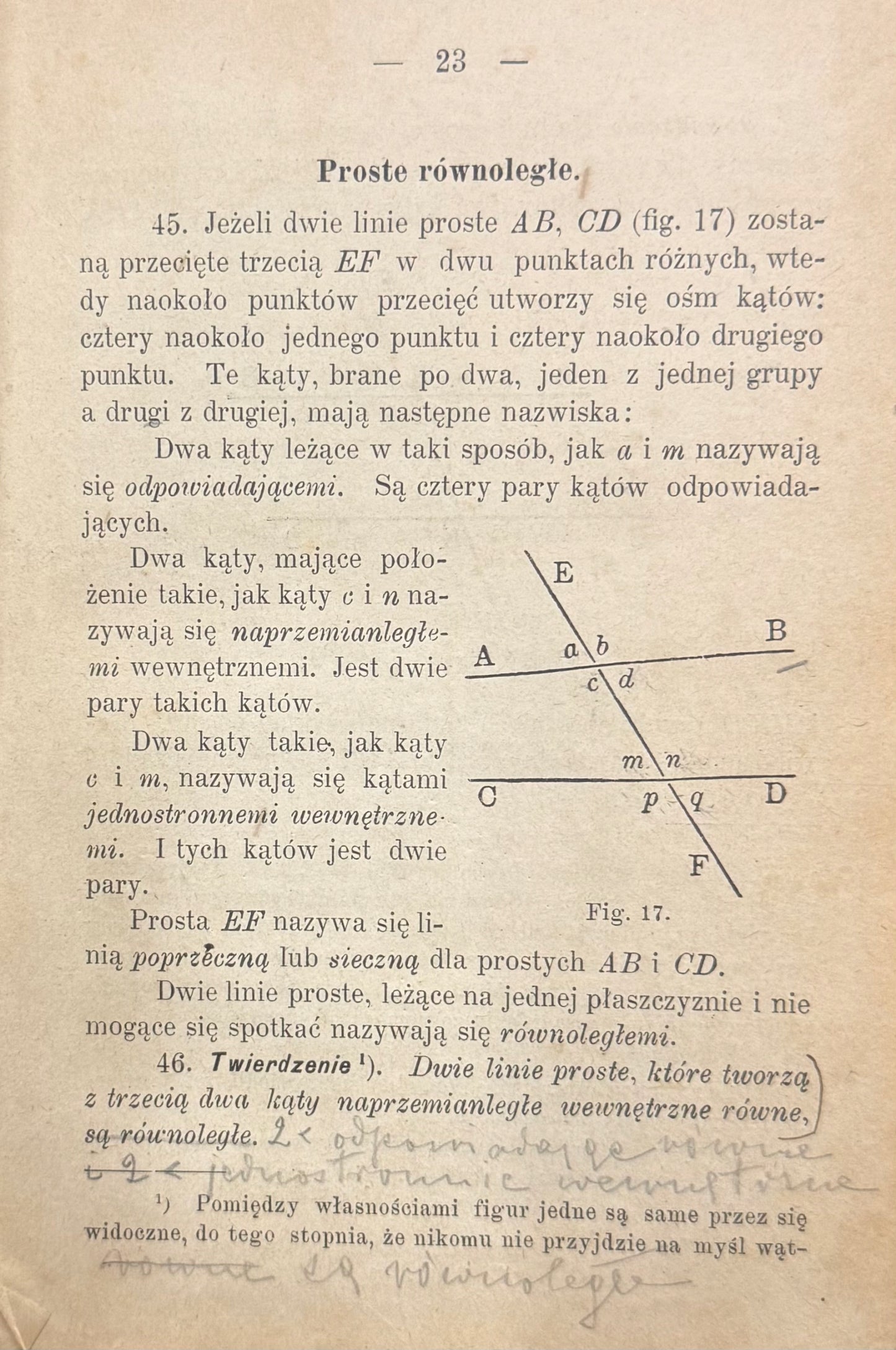 Pierwsze początki geometryi Aureliano Faifofer [1897] [unikat]