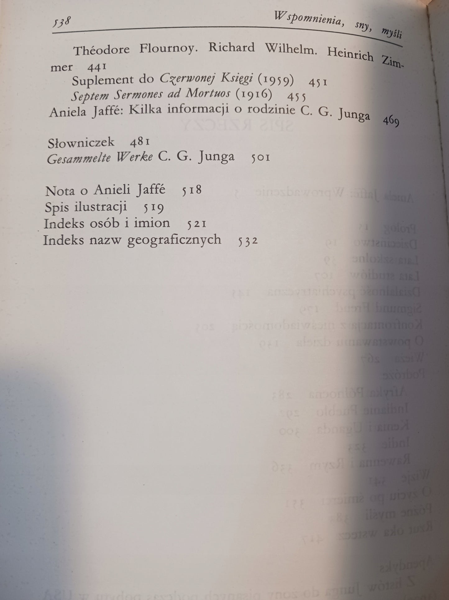 Wspomnienia sny myśli spisane i podane do druku Carl Gustav Jung