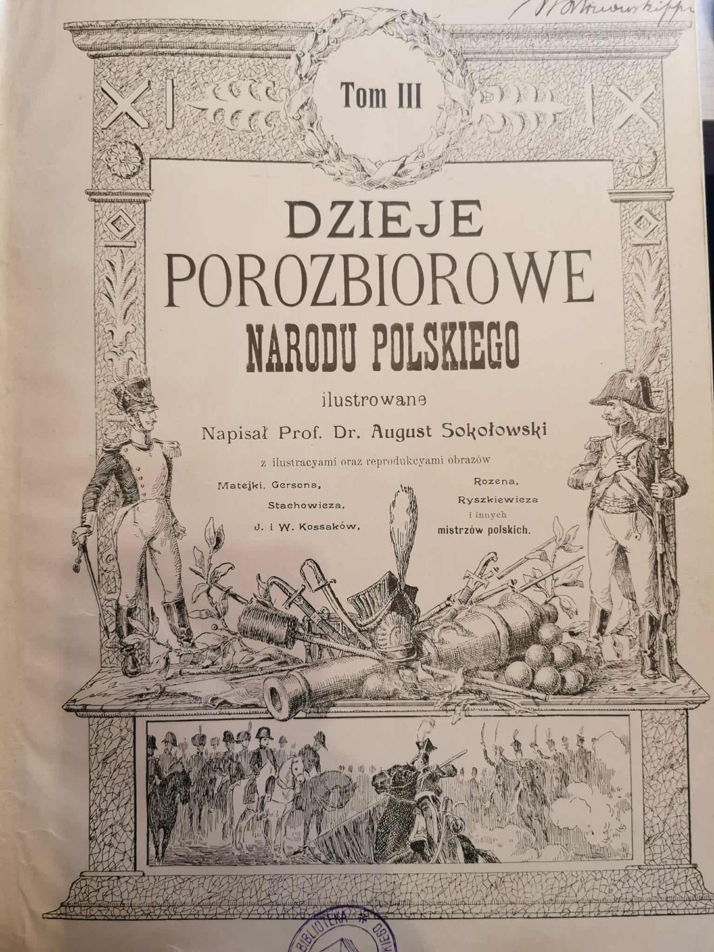 Ilustrowane Dz. Polski t.I-V+Dz. Porozbiorowe Narodu Polskiego t.I-IV[1904]