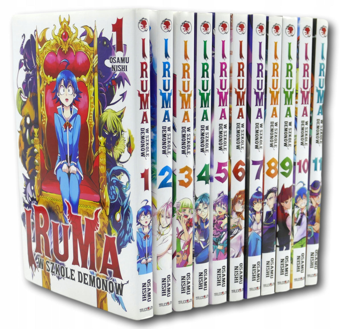 Zestaw 11 książek Osamu Nishi Iruma w szkole demonów