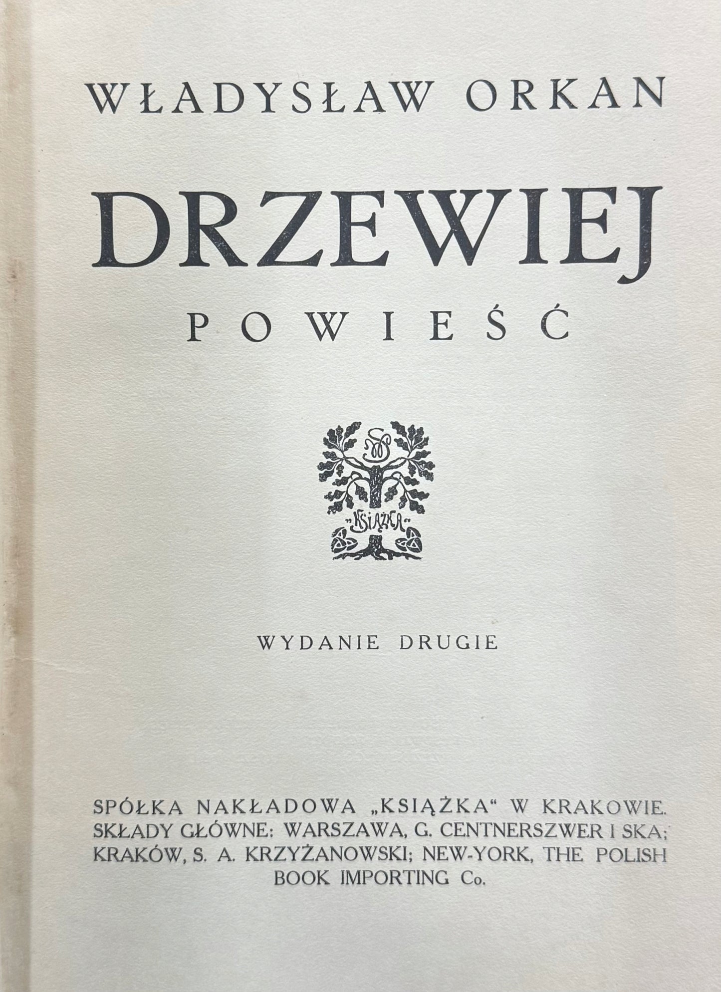 Drzewiej Powieść Orkan Władysław [1912] [mitologia słowiańska]